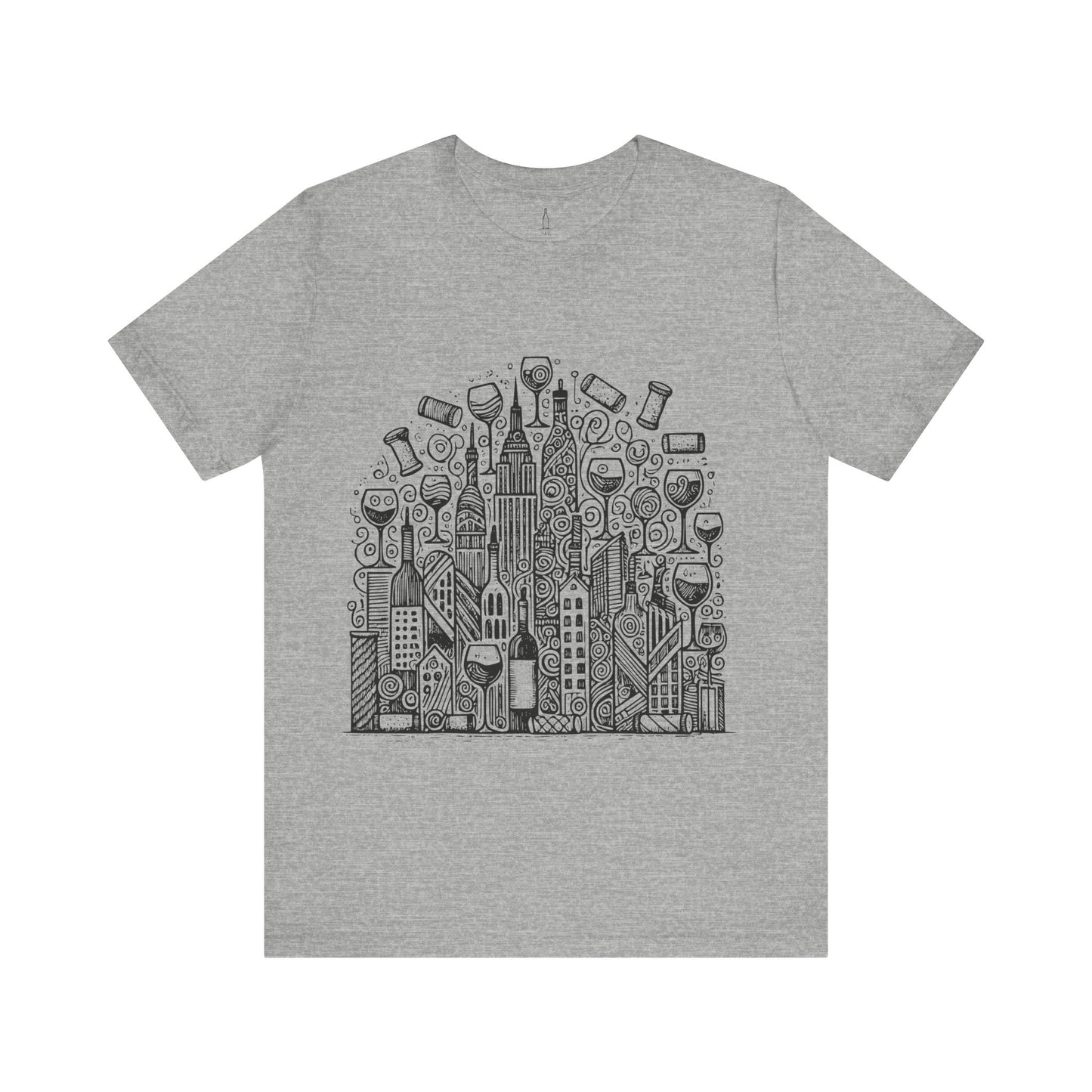 Wine Cityscape Tee