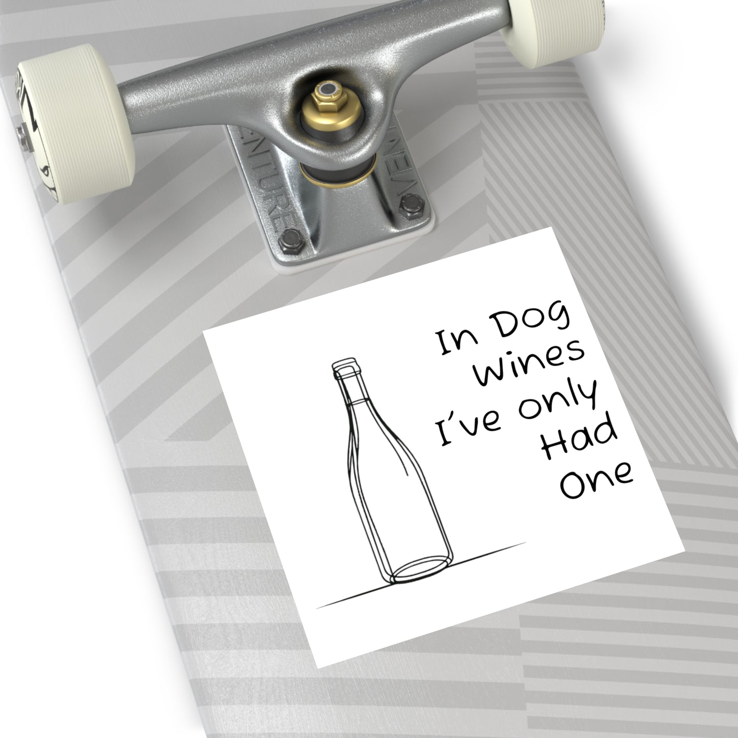 In Dog Wines Vinyl Sticker