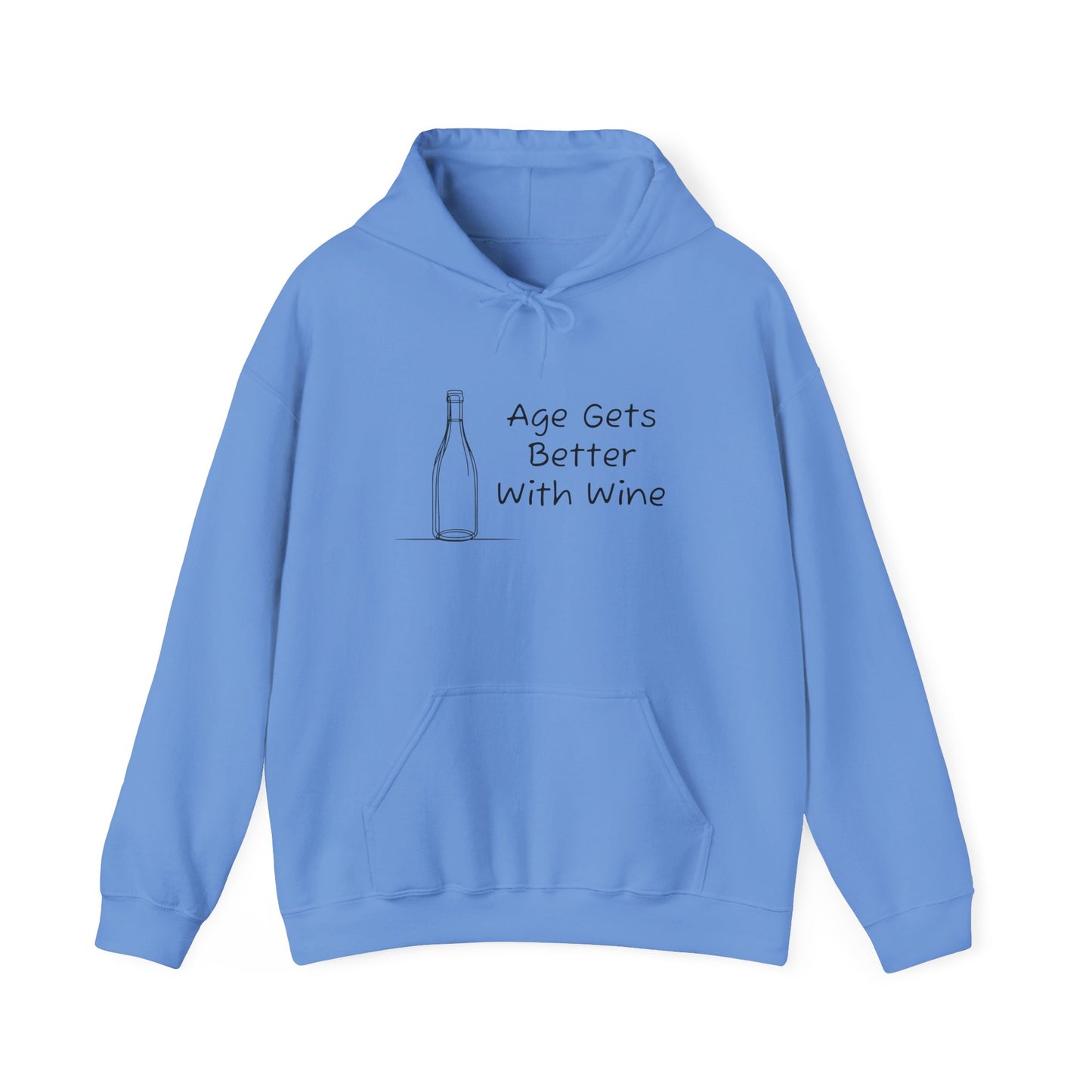 Age Gets Better With Wine Heavy Blend™ Hooded Sweatshirt