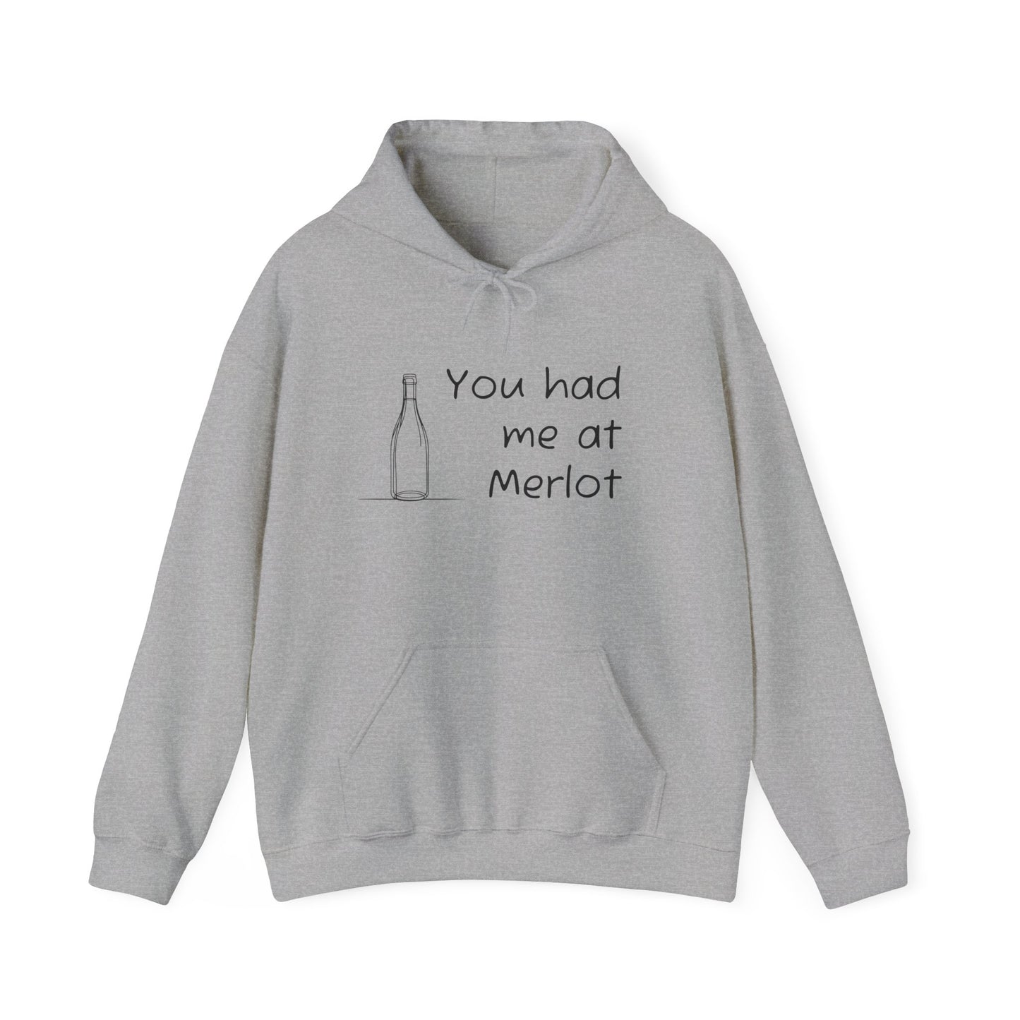 You had me at Merlot Heavy Blend™ Hooded Sweatshirt