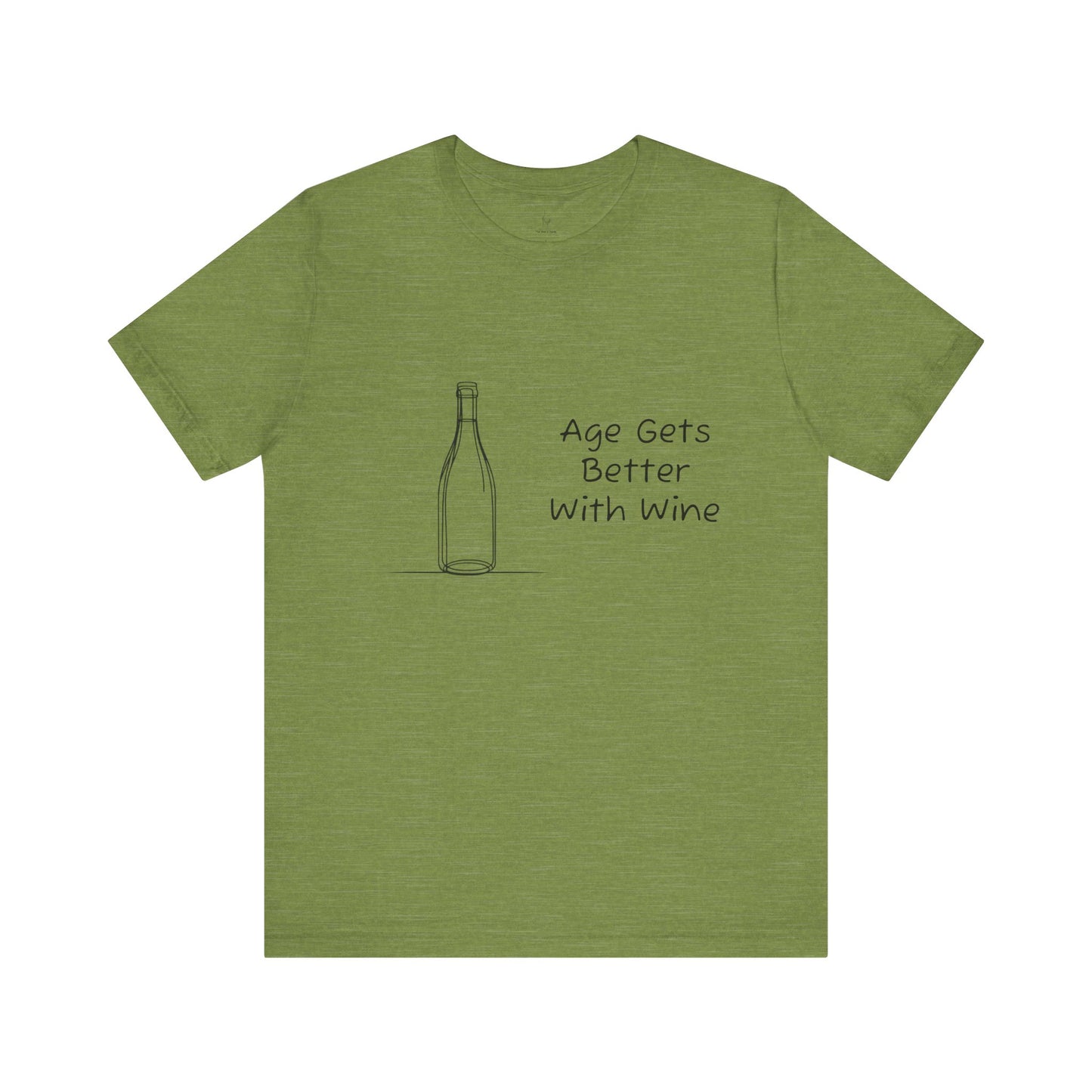 Age Gets Better With Wine Jersey Short Sleeve Tee