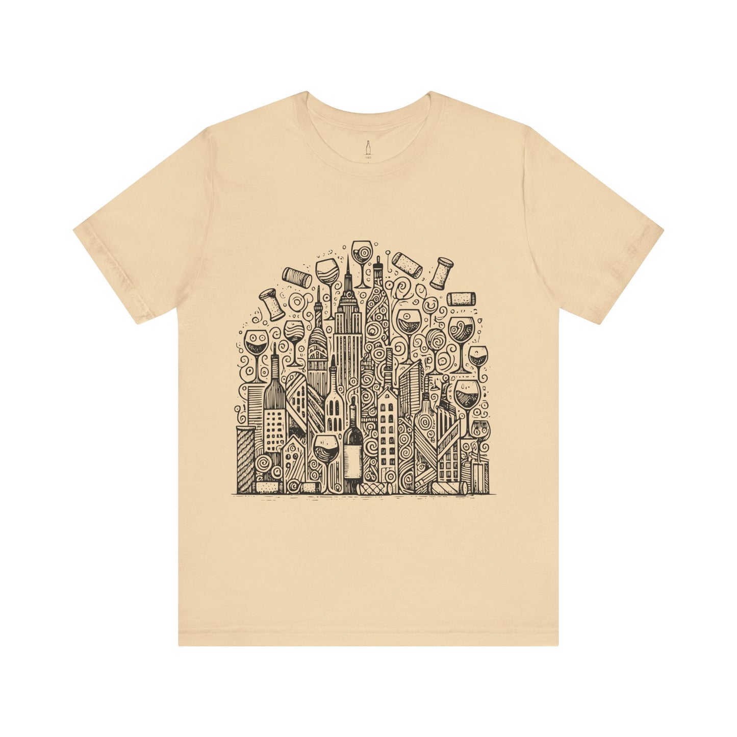 Wine Cityscape Tee