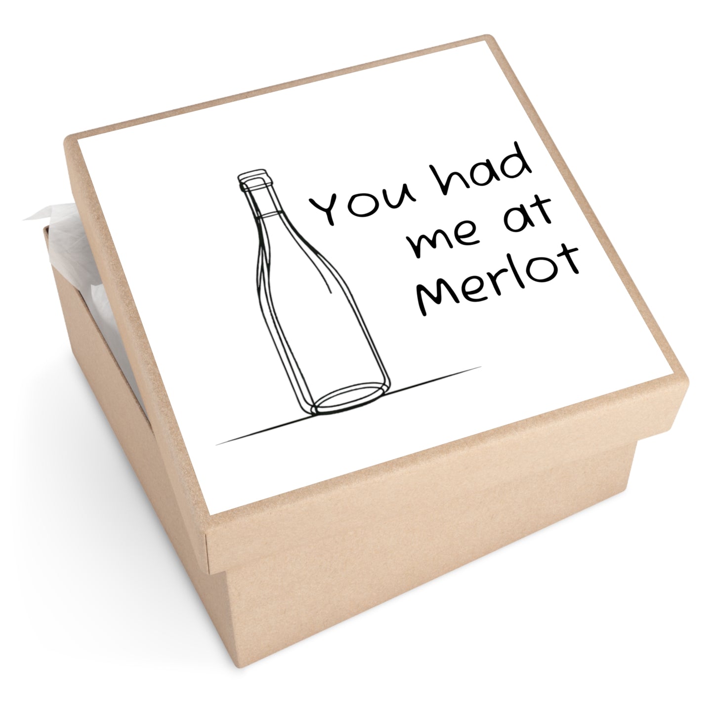 You had me at Merlot Vinyl Sticker
