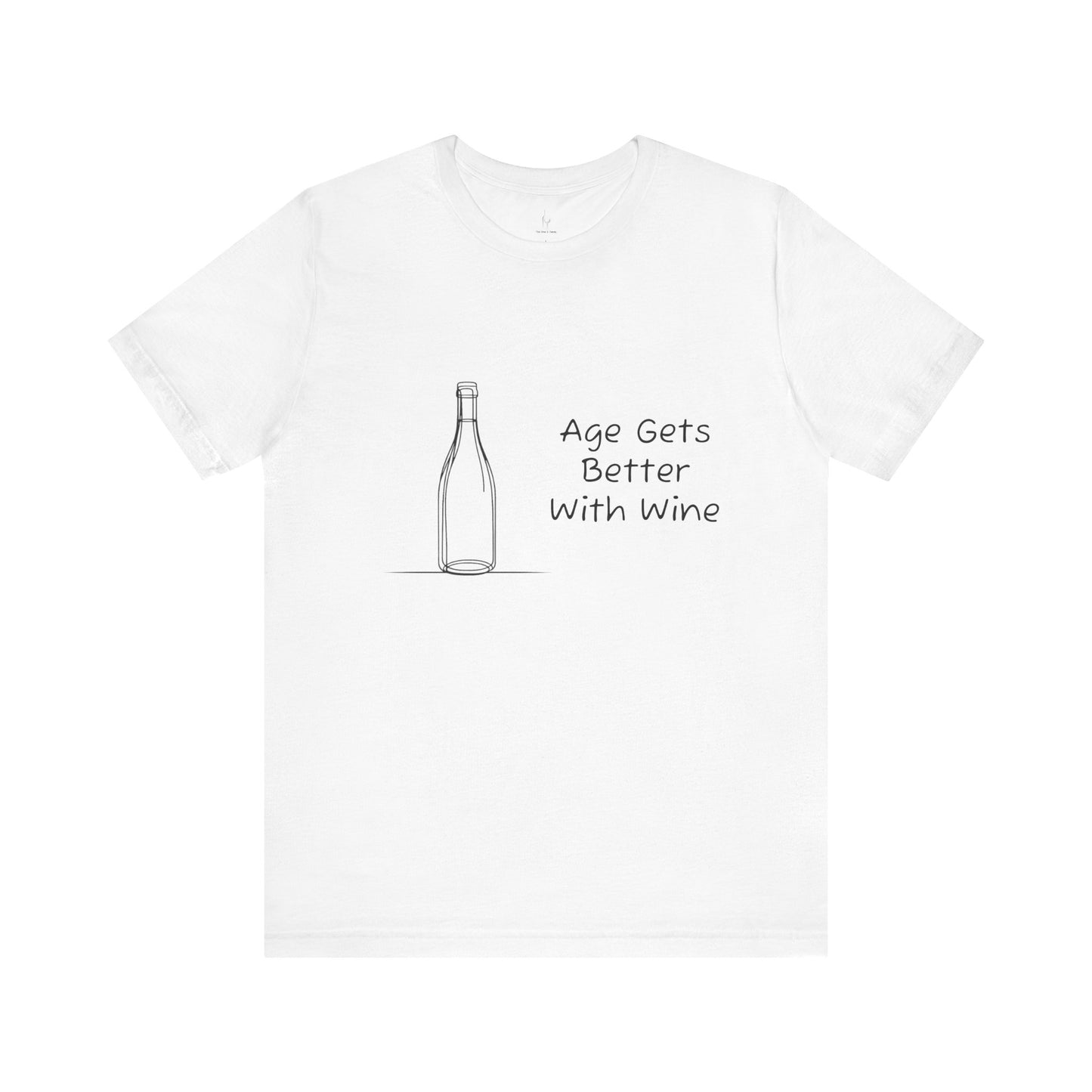 Age Gets Better With Wine Jersey Short Sleeve Tee