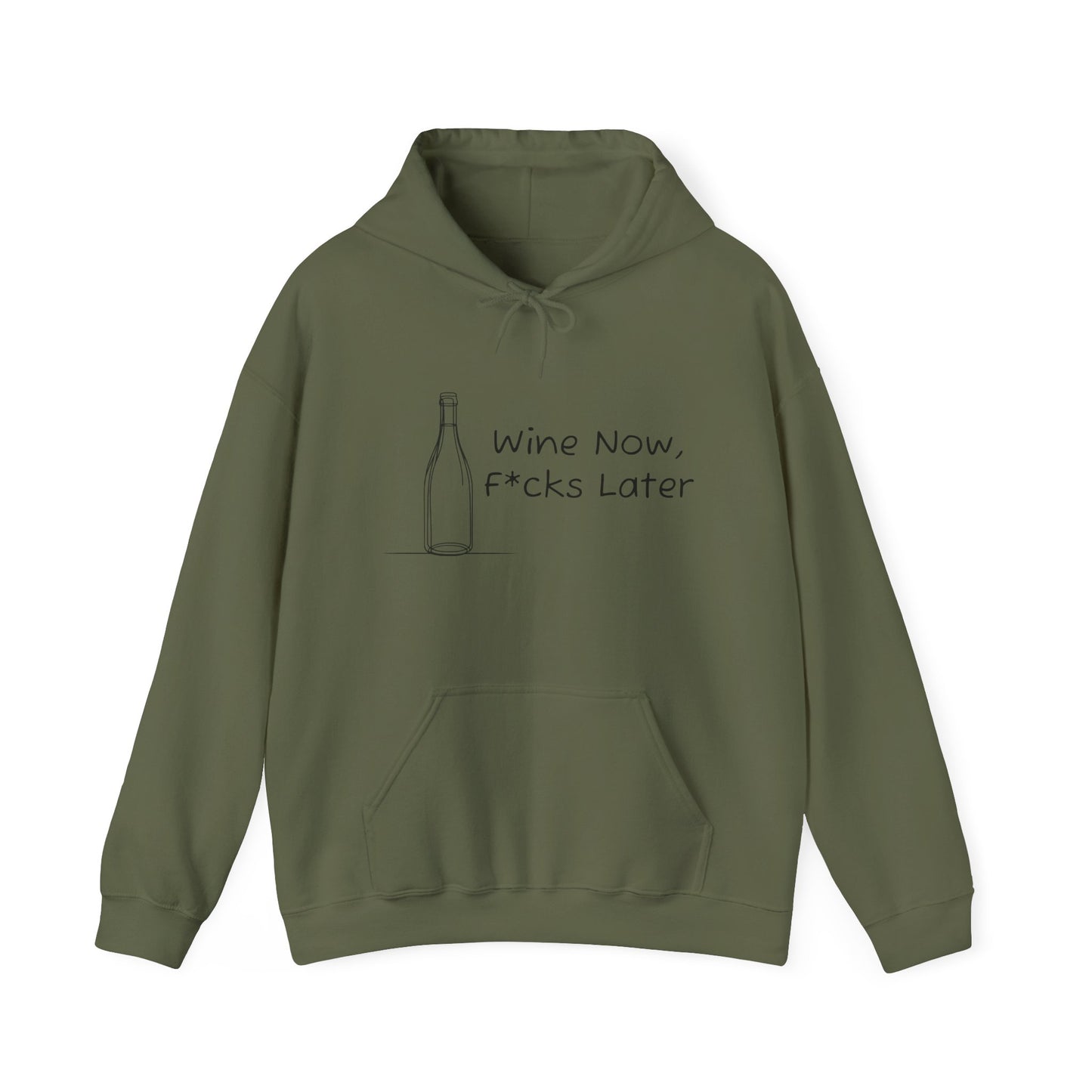 Wine Now, F*cks Later Heavy Blend™ Hooded Sweatshirt