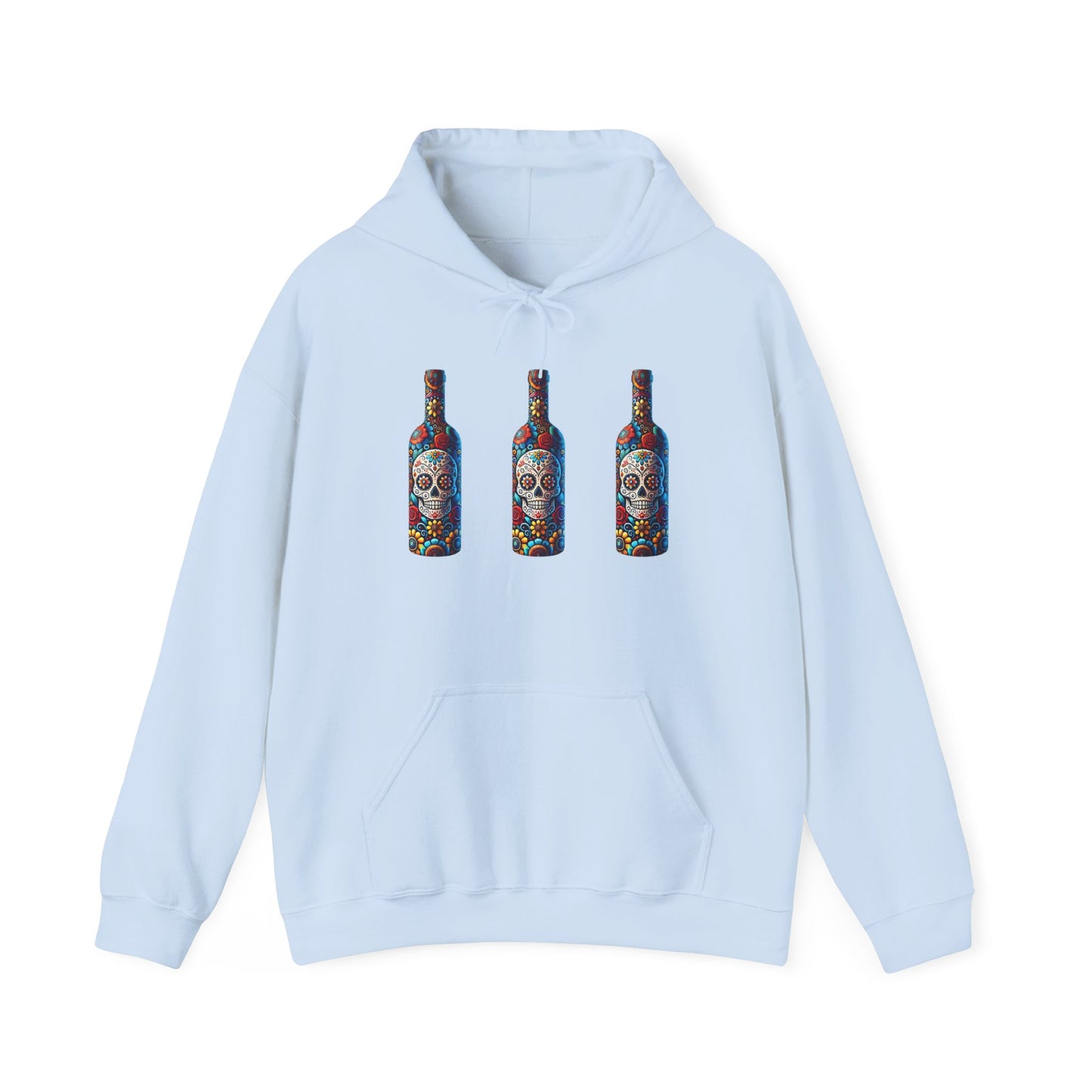 Sugar Skull x3 Hoodie - Heavy Blend Hooded Sweatshirt