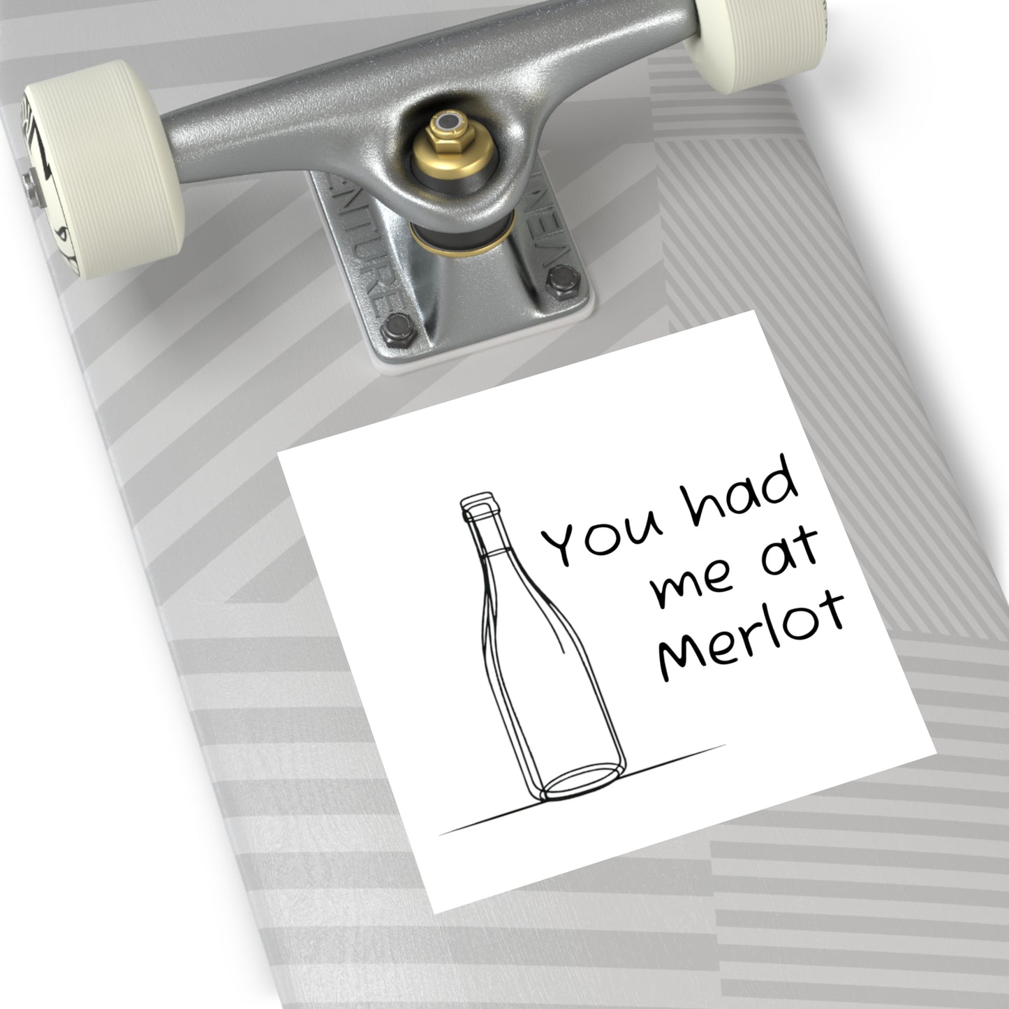 You had me at Merlot Vinyl Sticker
