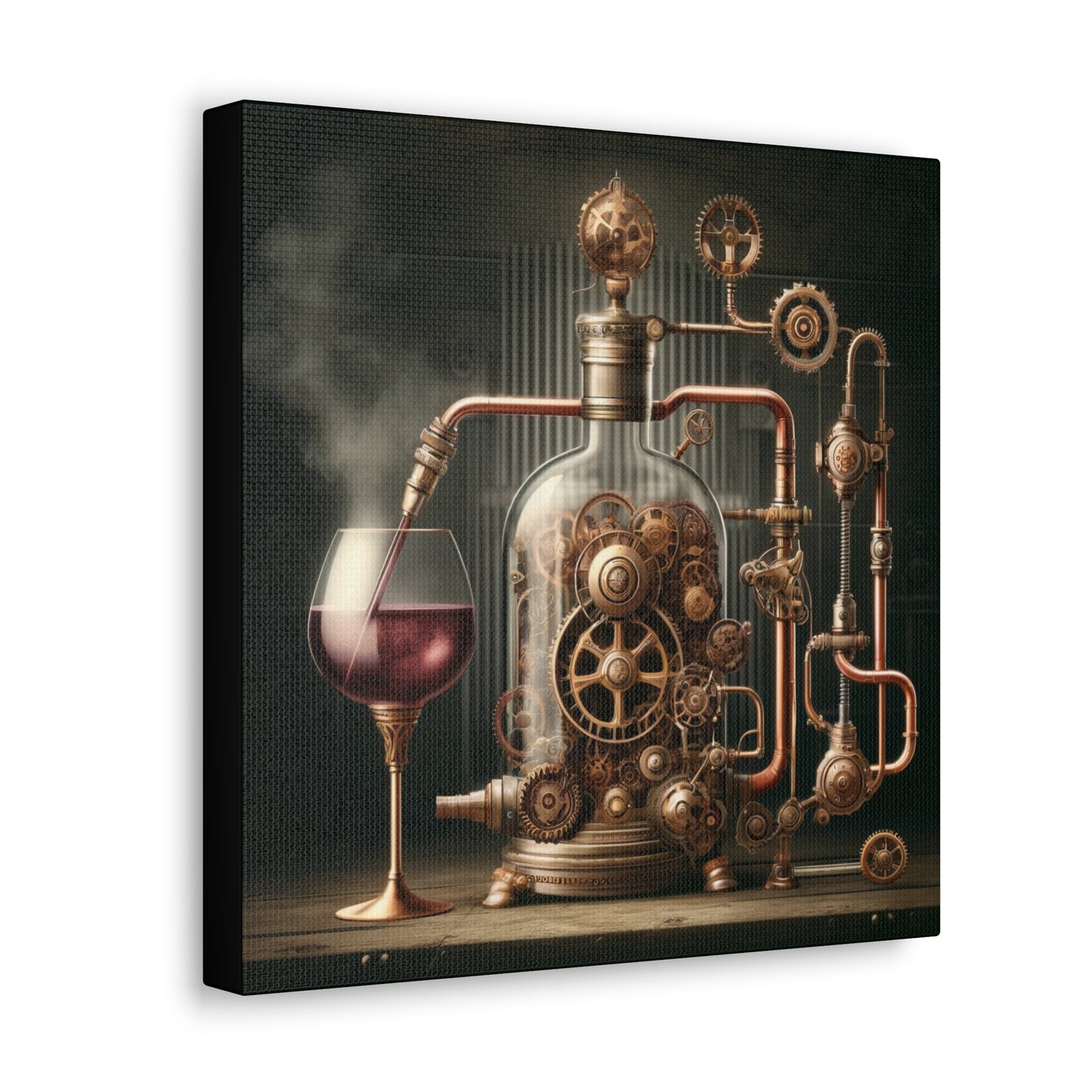 'Steampunk' Wine Machine Wall Art