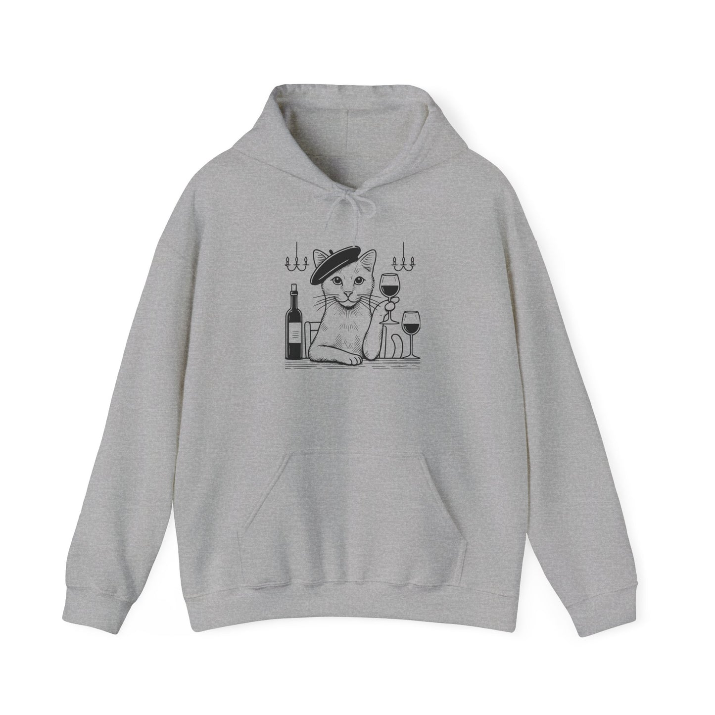 Cat Beret Hoodie Sweatshirt