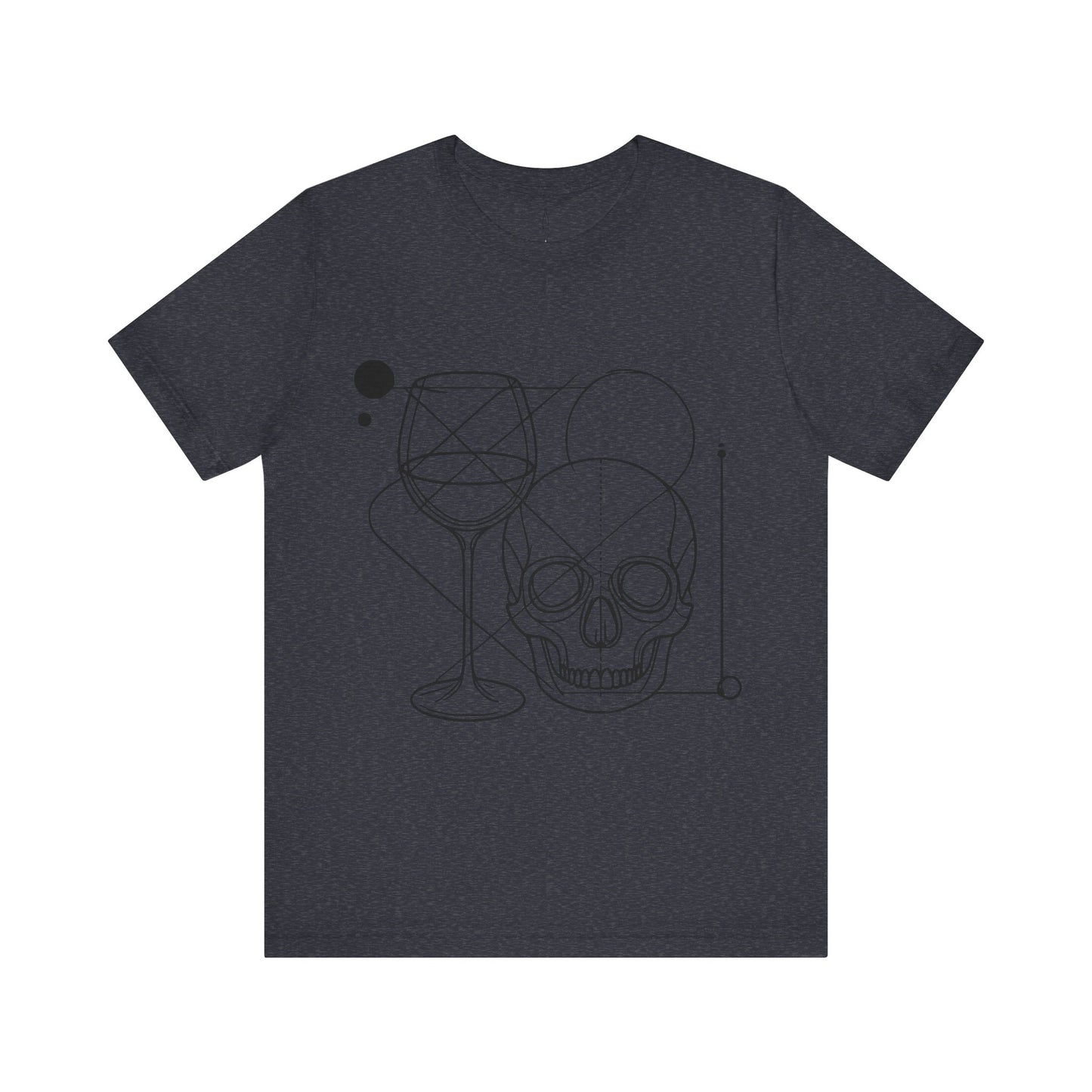 Skull and Wine Glass Tee
