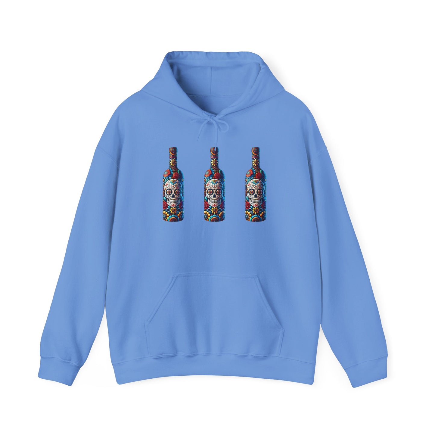 Sugar Skull x3 Hoodie - Heavy Blend Hooded Sweatshirt