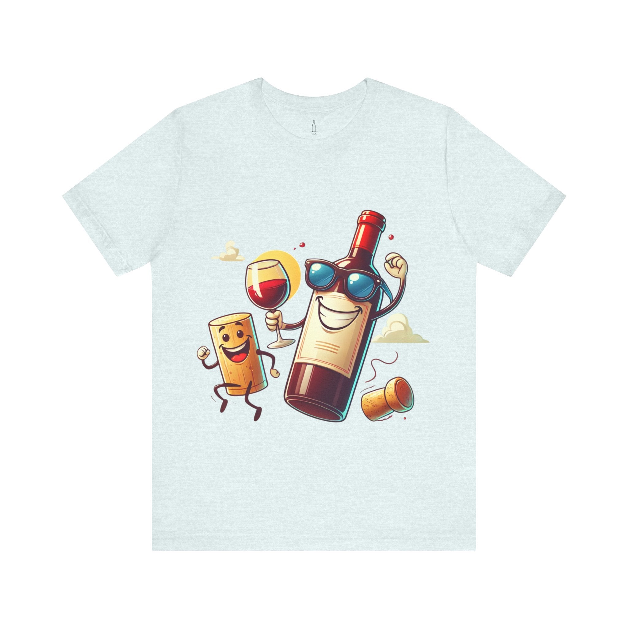 Dancing Wine Bottle Tee