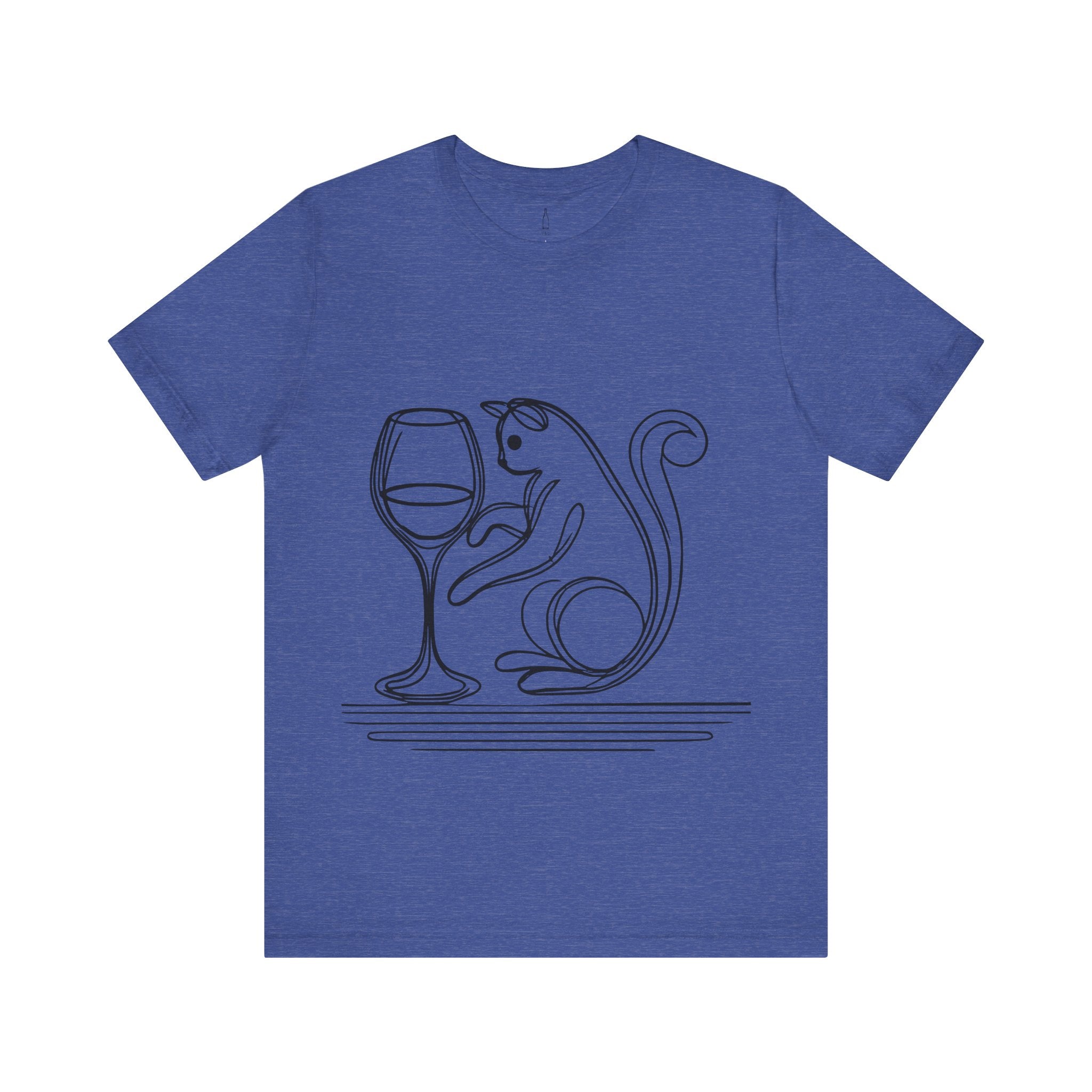 Cat and Wine Glass Tee