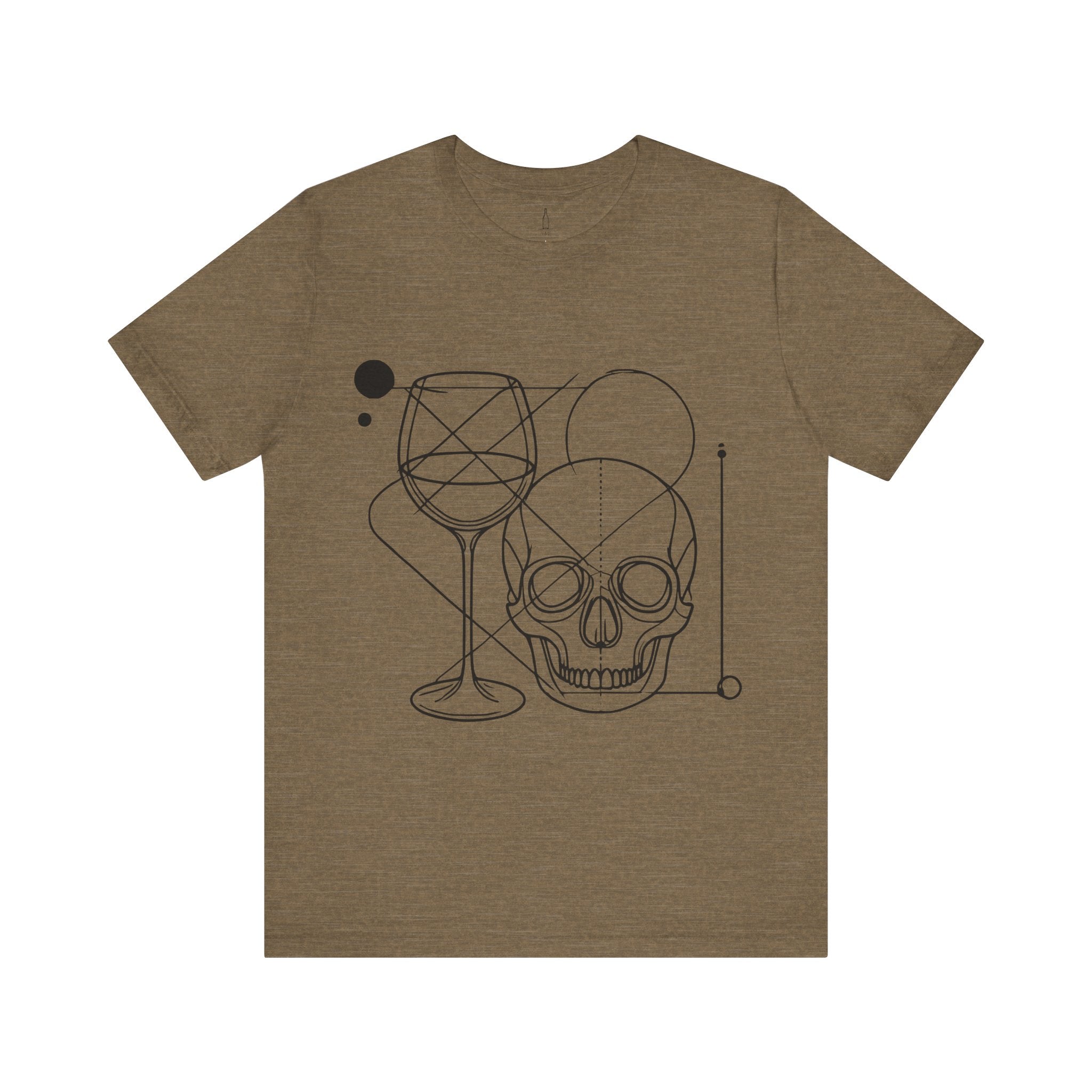 Skull and Wine Glass Tee