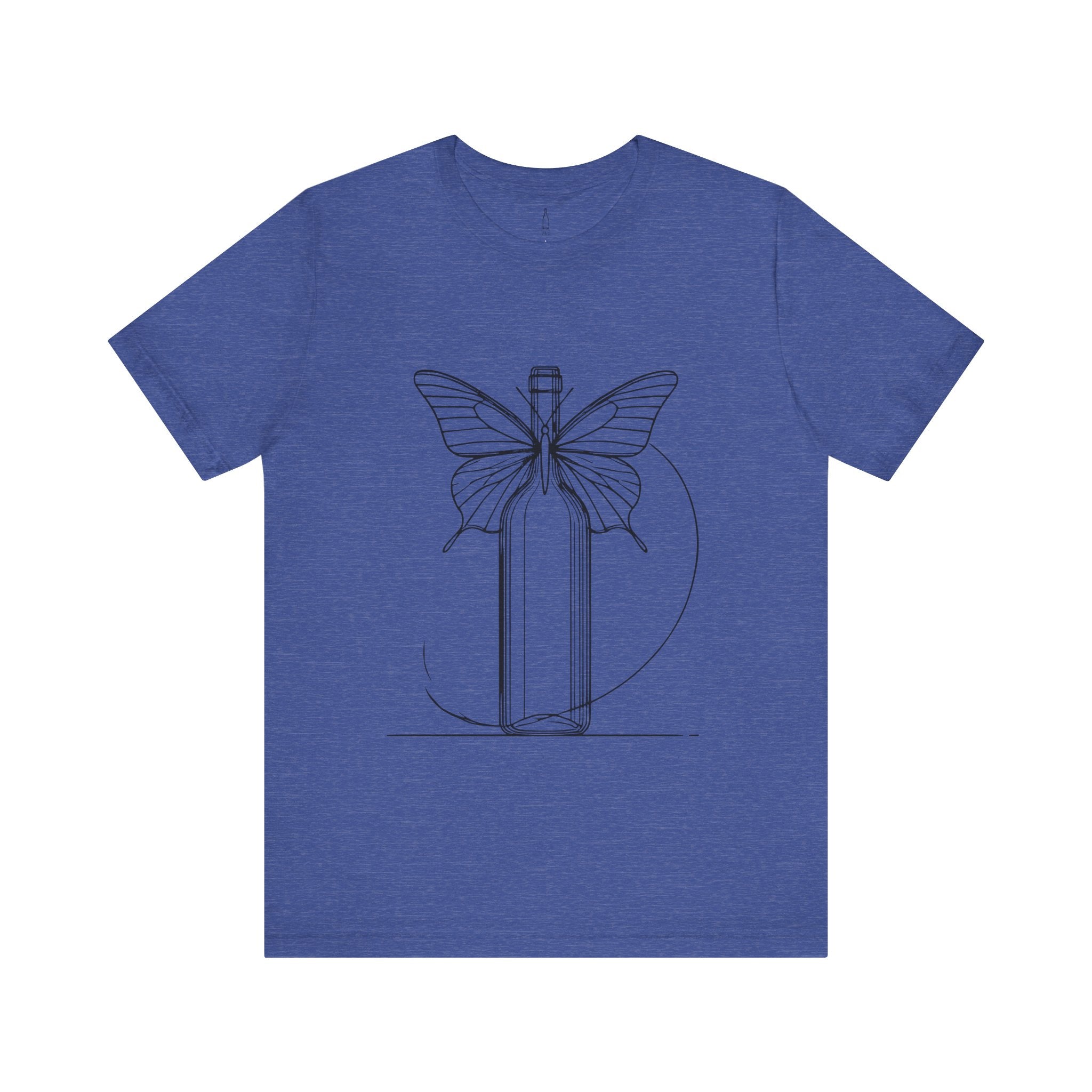 Butterfly And Wine Bottle Tee