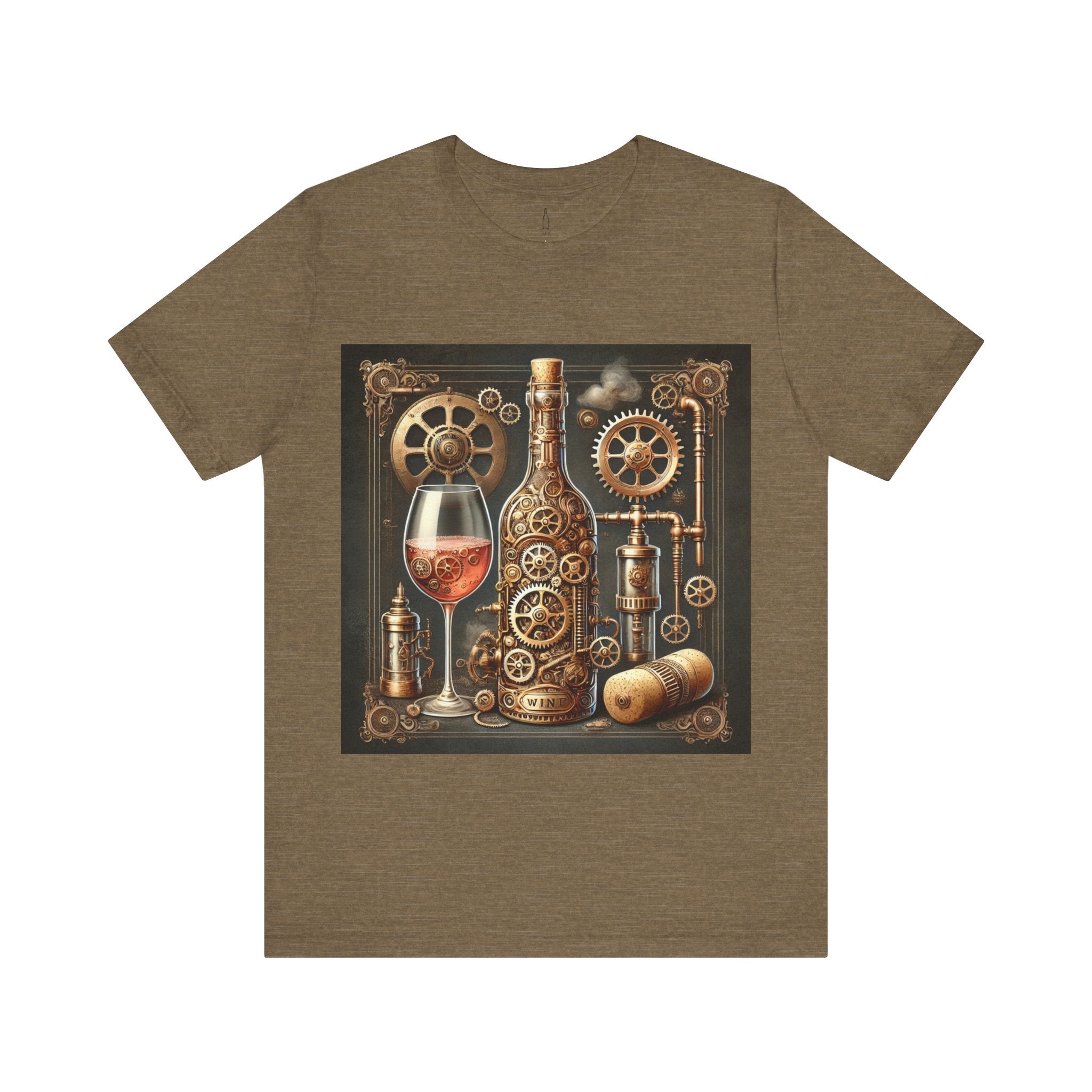 Steampunk Wine Bottle Tee