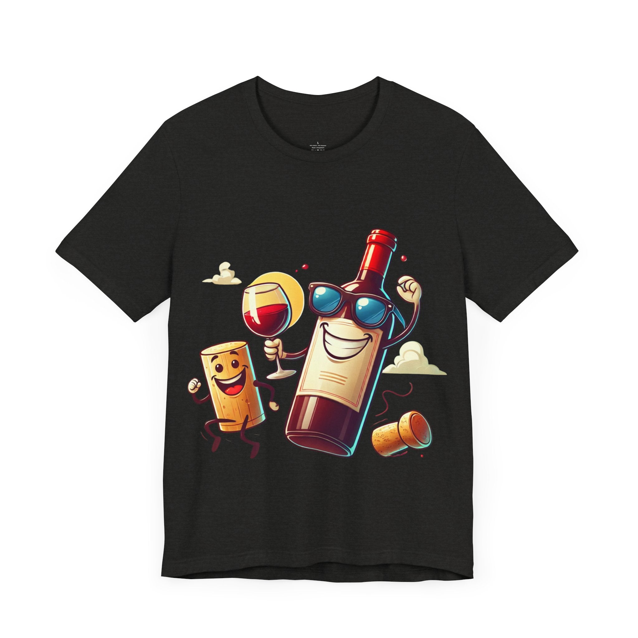 Dancing Wine Bottle Tee