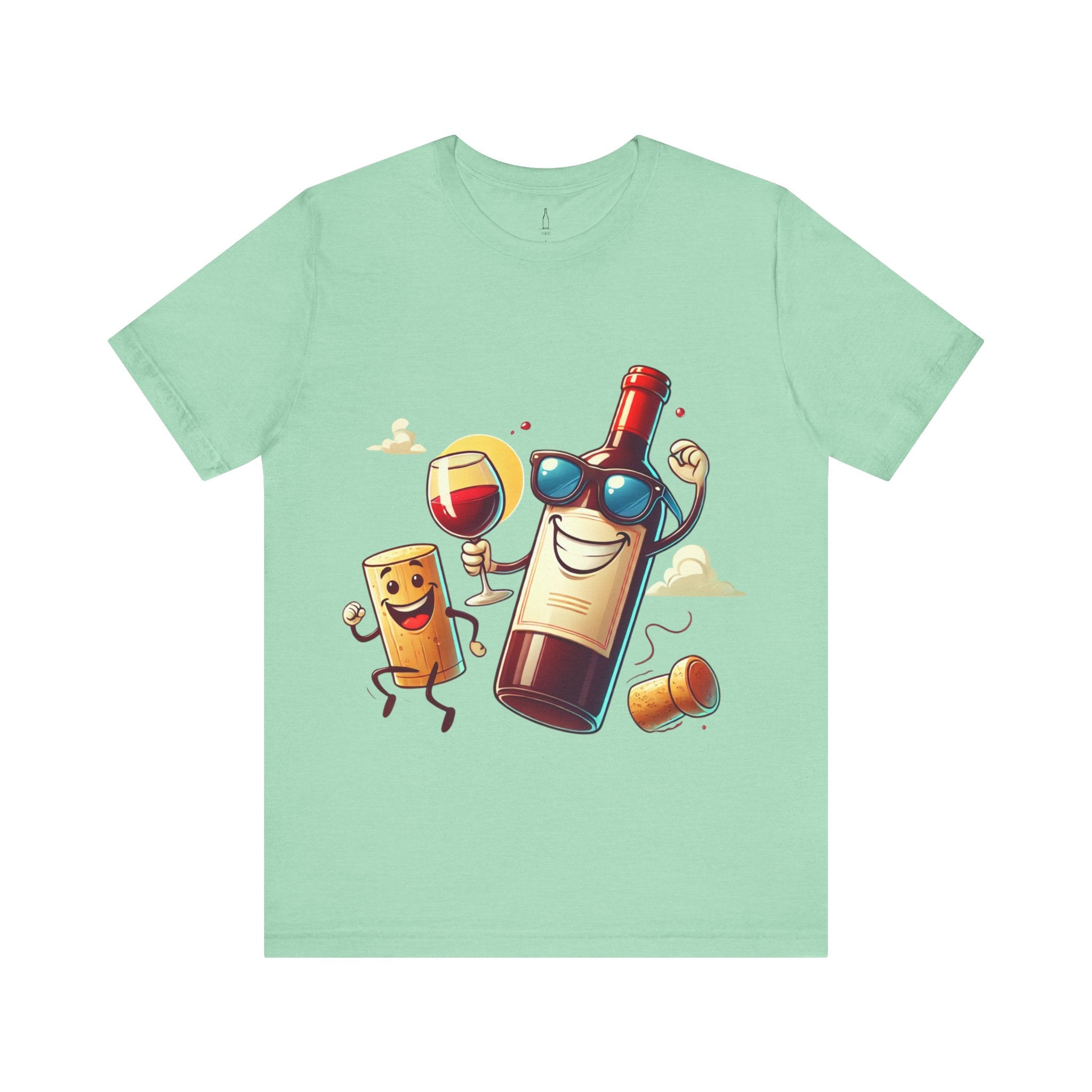 Dancing Wine Bottle Tee