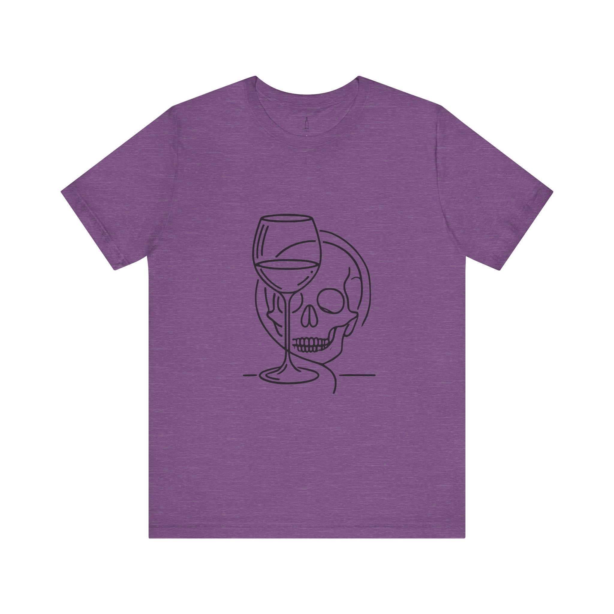 Skull Wine Glass Tee