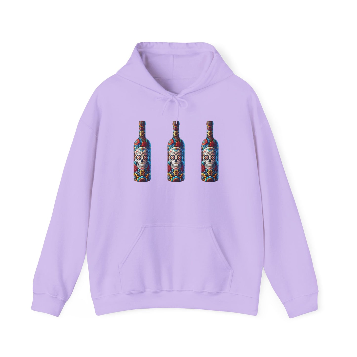 Sugar Skull x3 Hoodie - Heavy Blend Hooded Sweatshirt