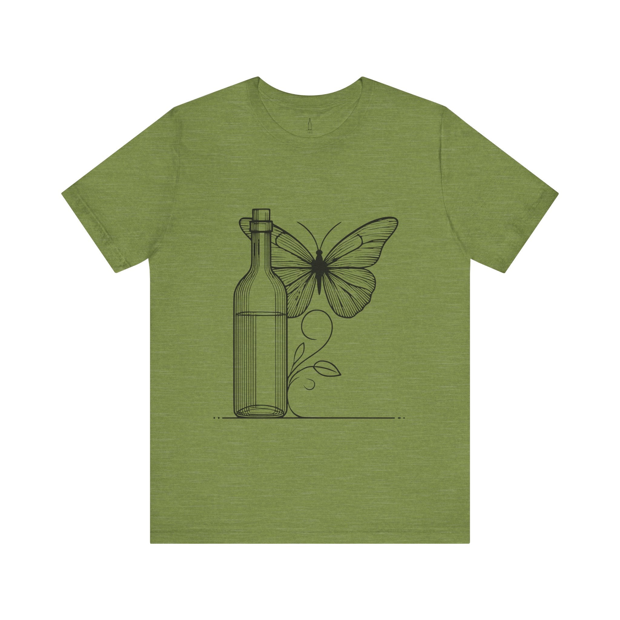 Butterfly and Wine Bottle Tee