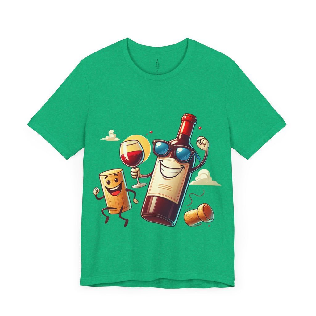 Dancing Wine Bottle Tee