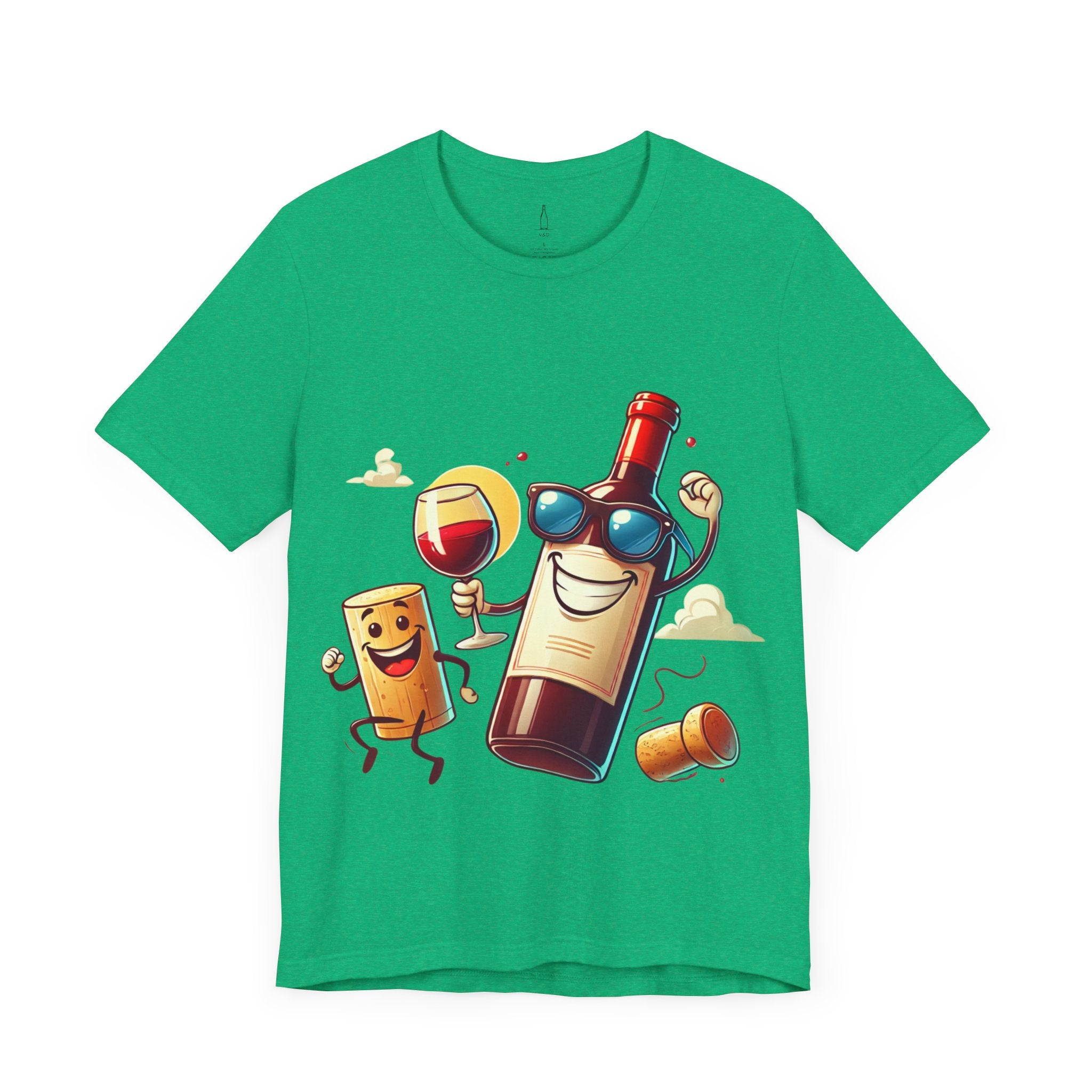 Dancing Wine Bottle Tee