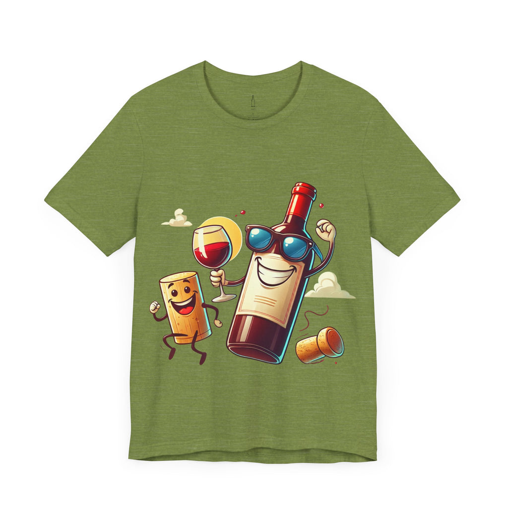 Dancing Wine Bottle Tee