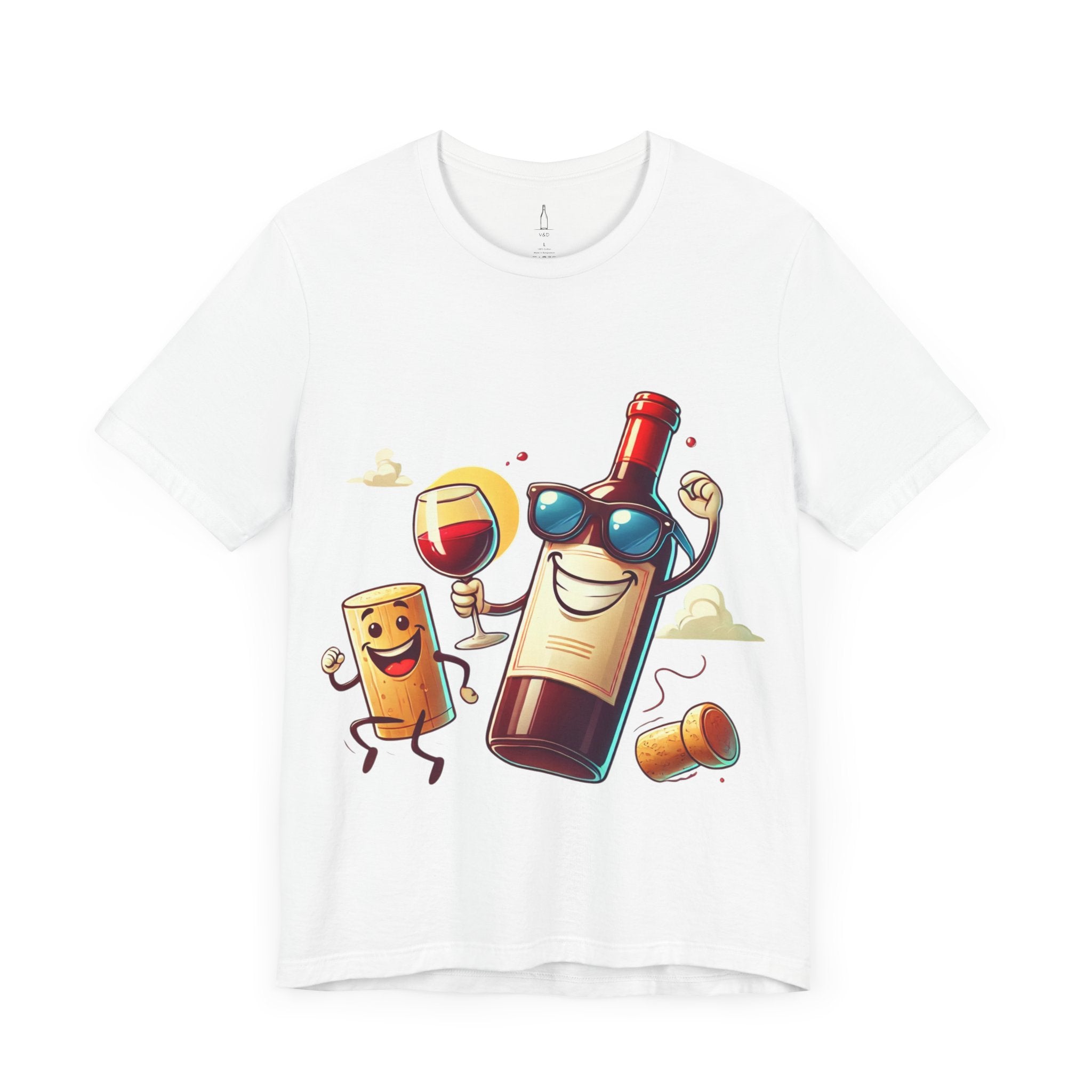 Dancing Wine Bottle Tee