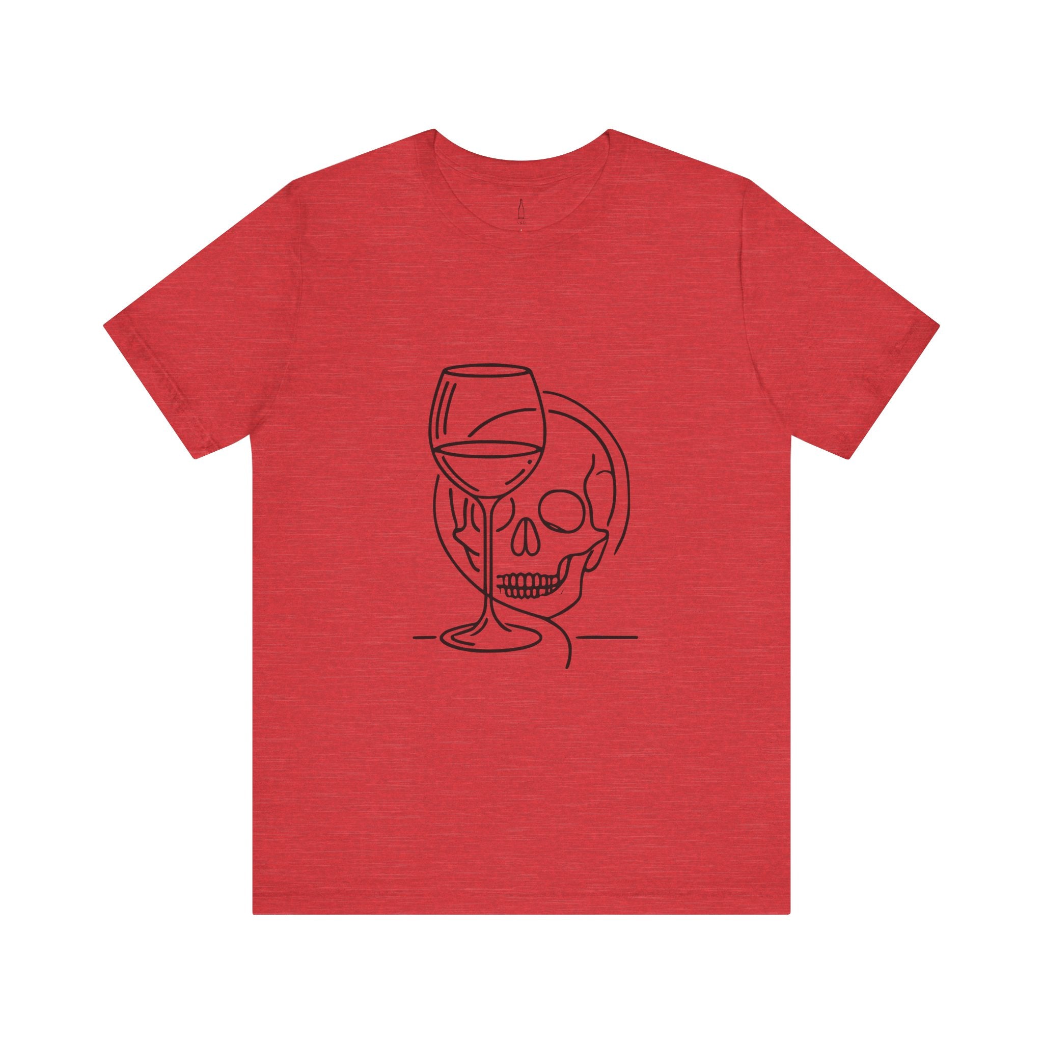 Skull Wine Glass Tee