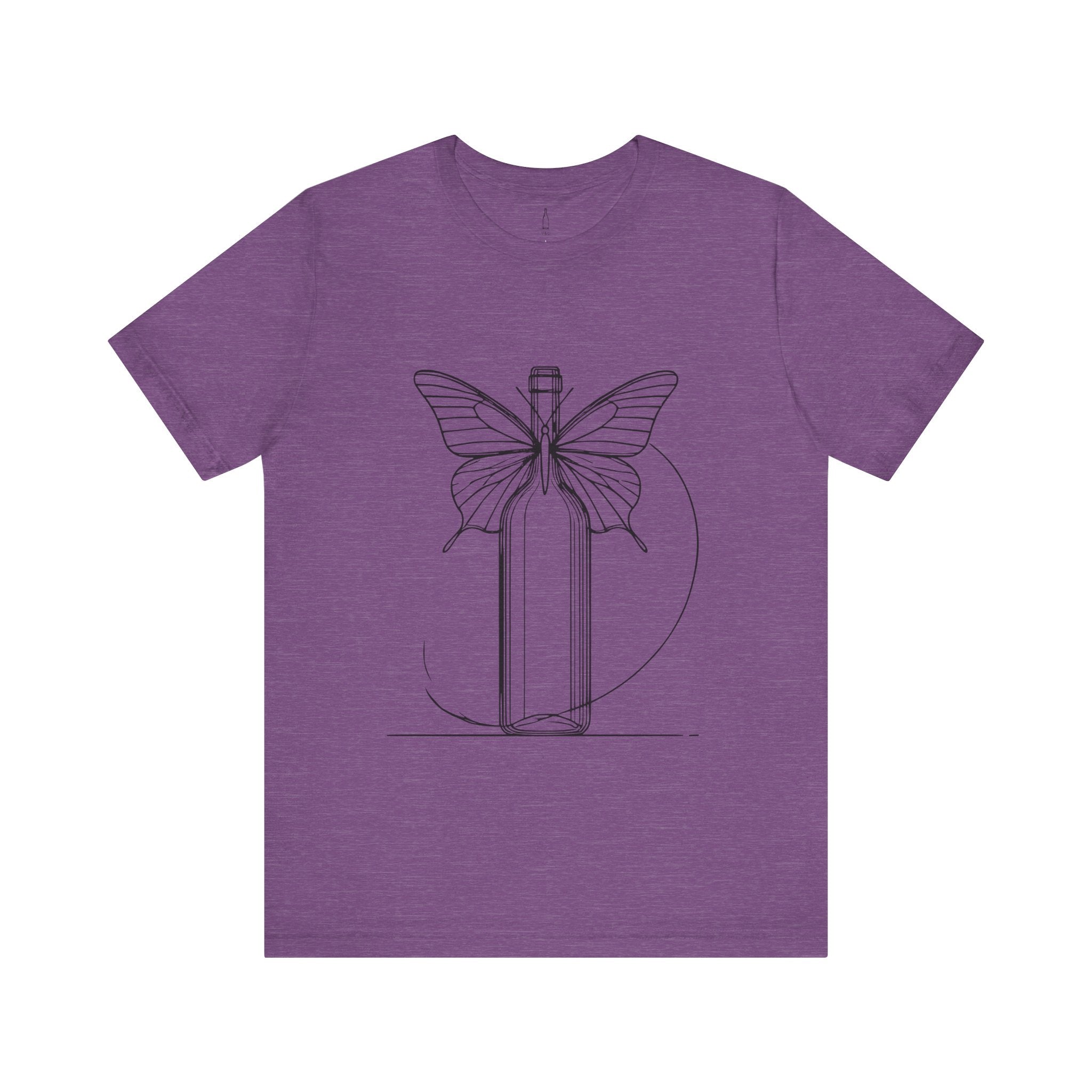 Butterfly And Wine Bottle Tee
