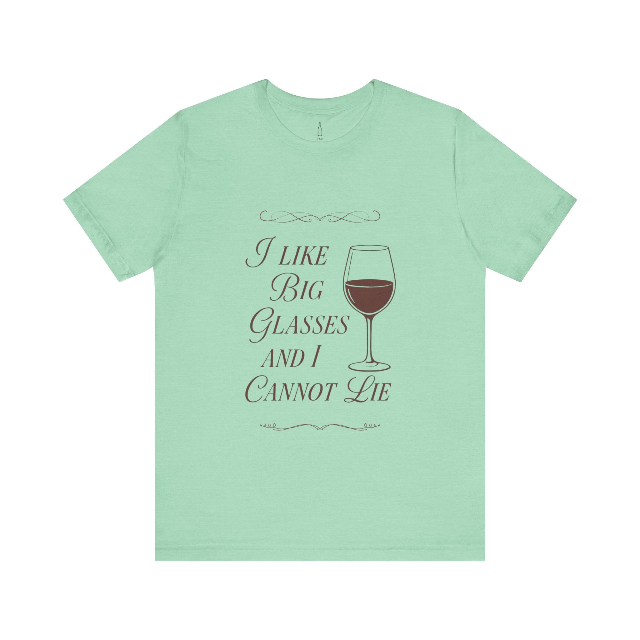 'I Like Big Glasses And I Cannot Lie'  - Jersey Short Sleeve Tee