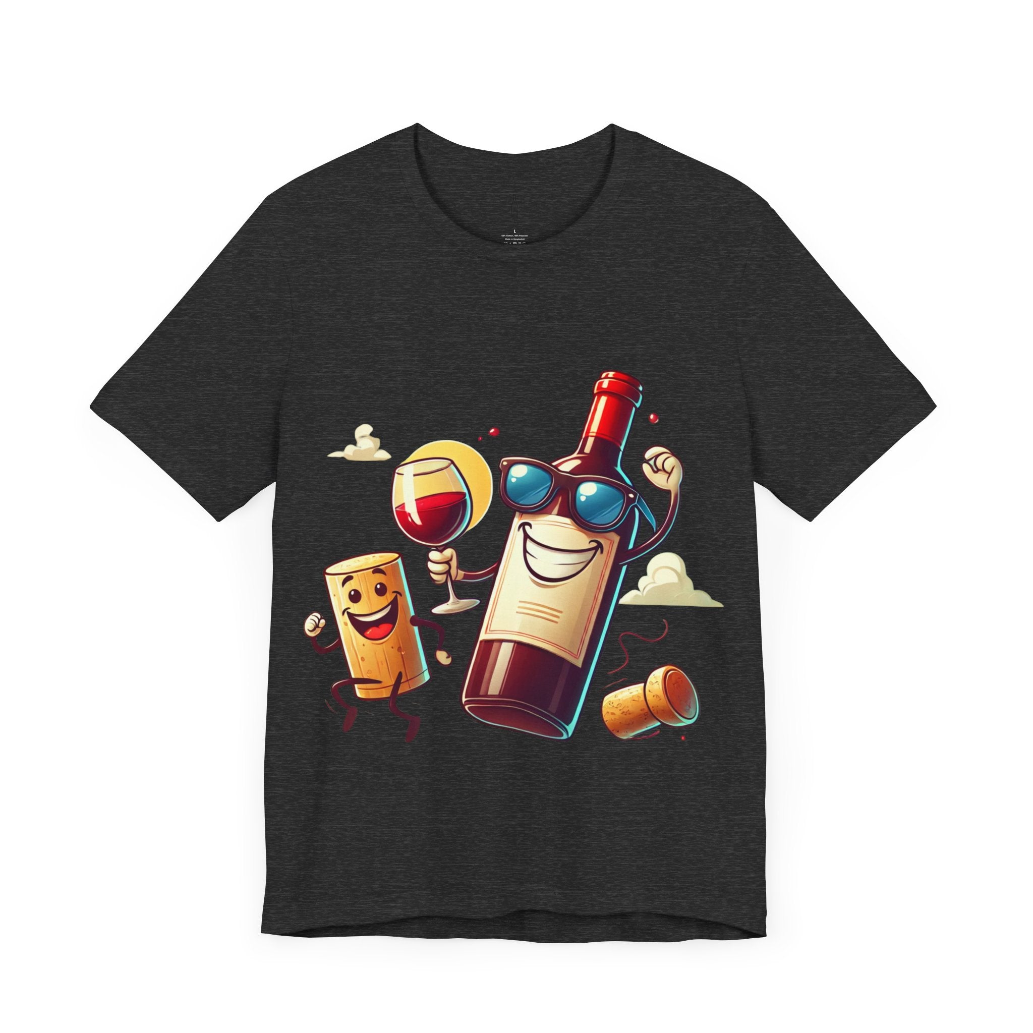 Dancing Wine Bottle Tee