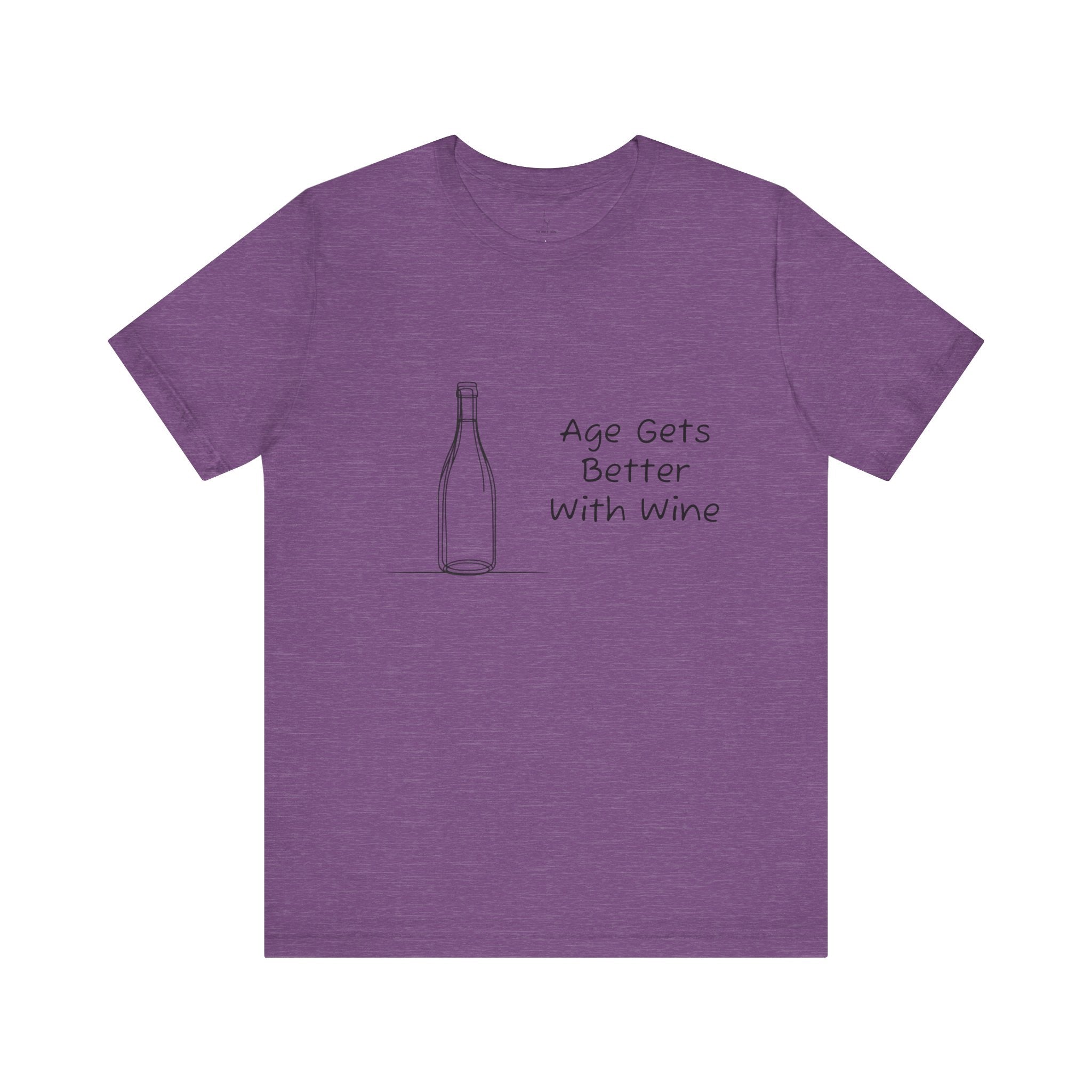 Age Gets Better With Wine Jersey Short Sleeve Tee