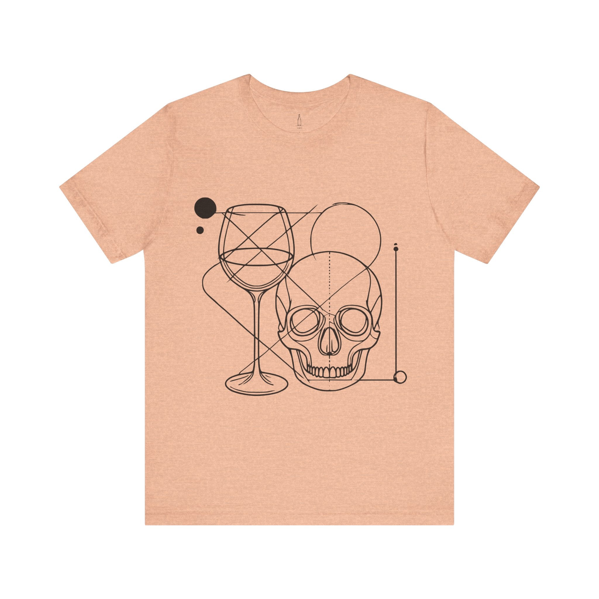 Skull and Wine Glass Tee
