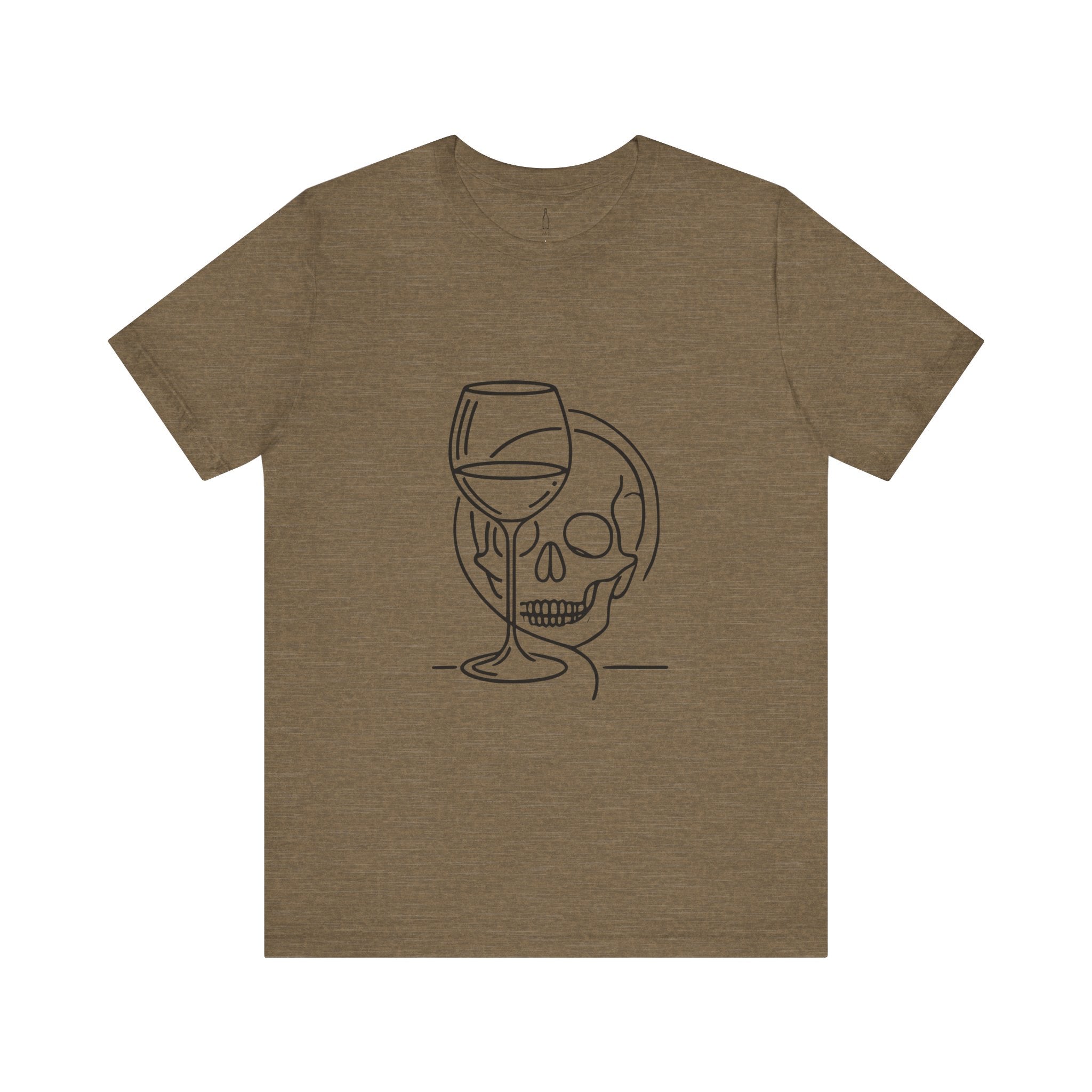 Skull Wine Glass Tee