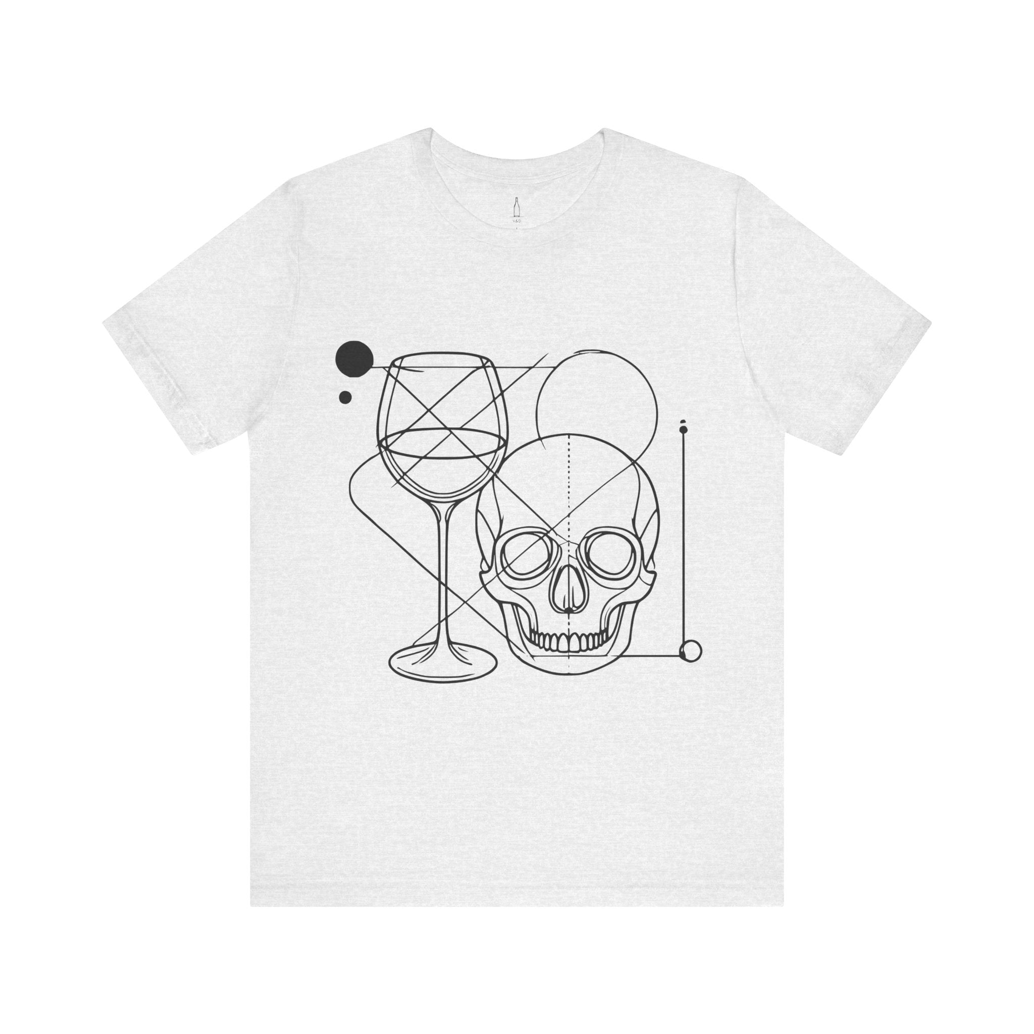 Skull and Wine Glass Tee