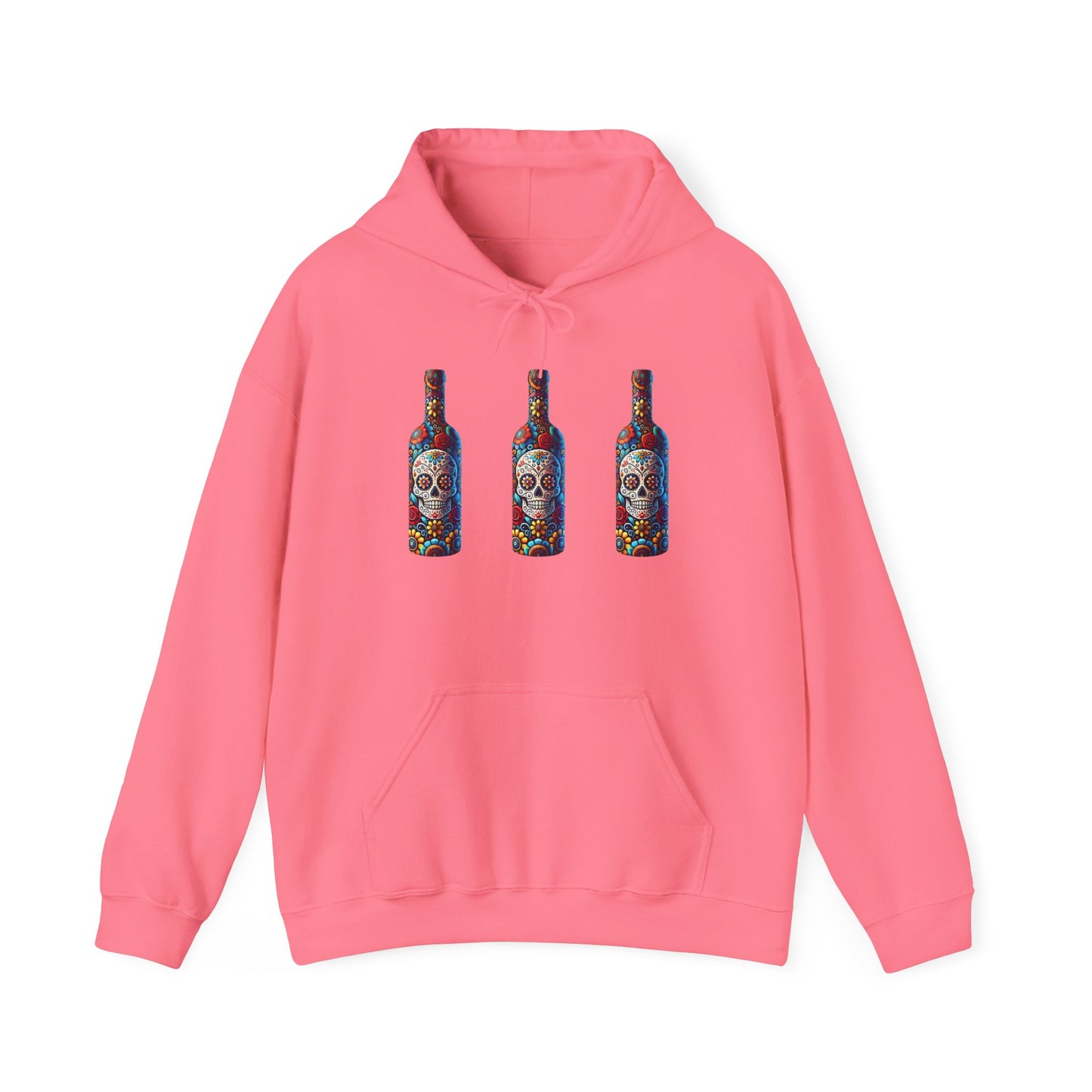 Sugar Skull x3 Hoodie - Heavy Blend Hooded Sweatshirt