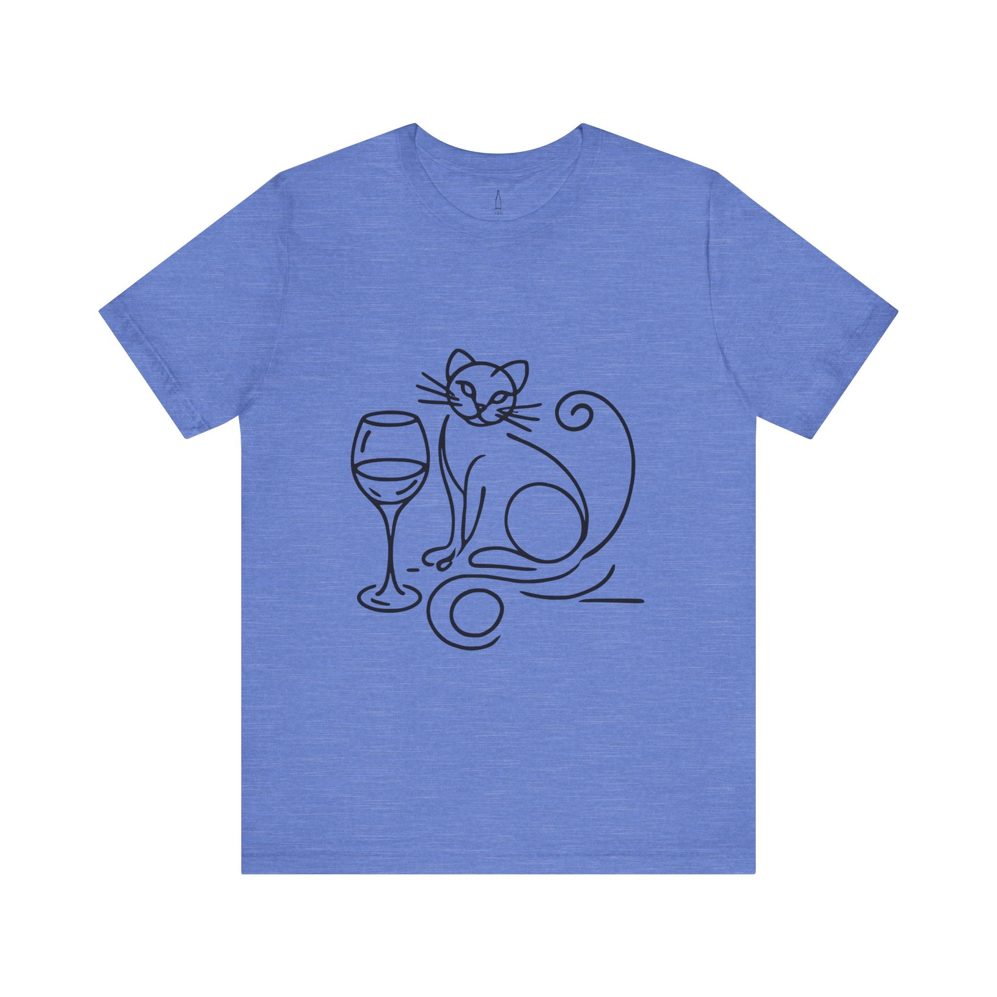 Cat Wine Glass Tee