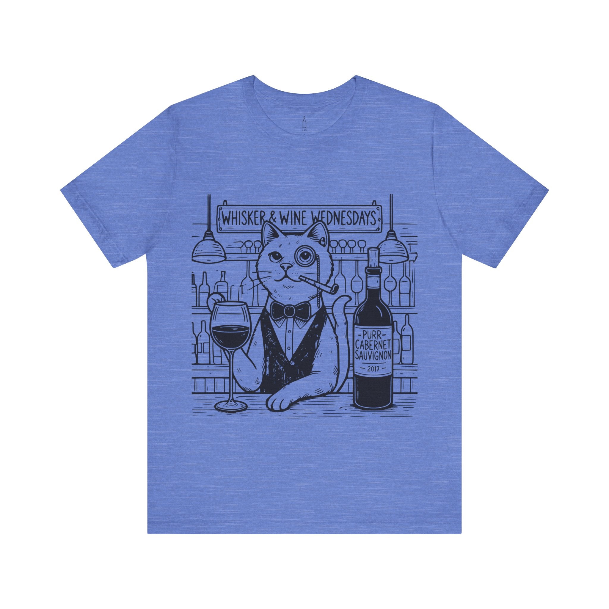 Cat Bartender Tee - Wine Wednesdays