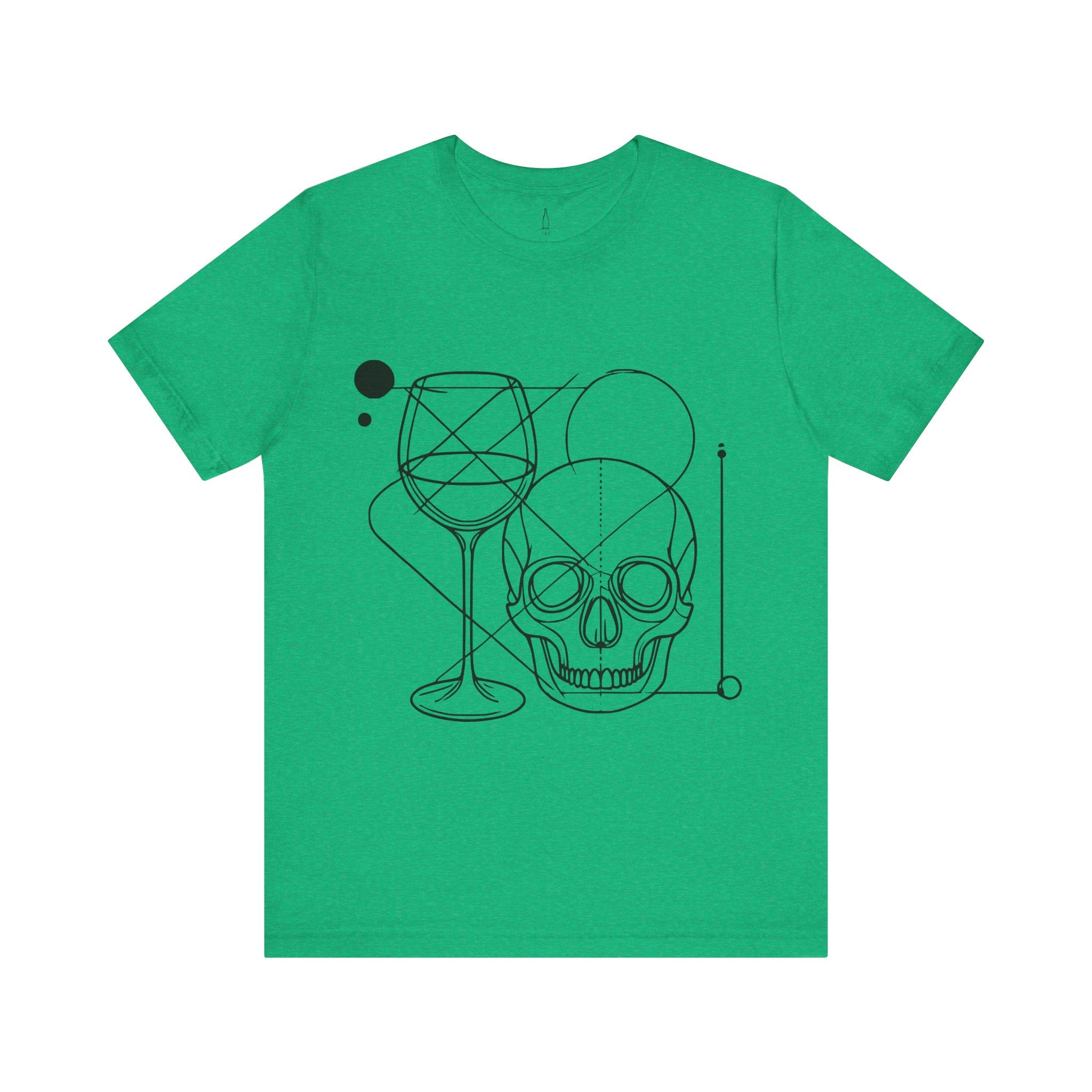 Skull and Wine Glass Tee