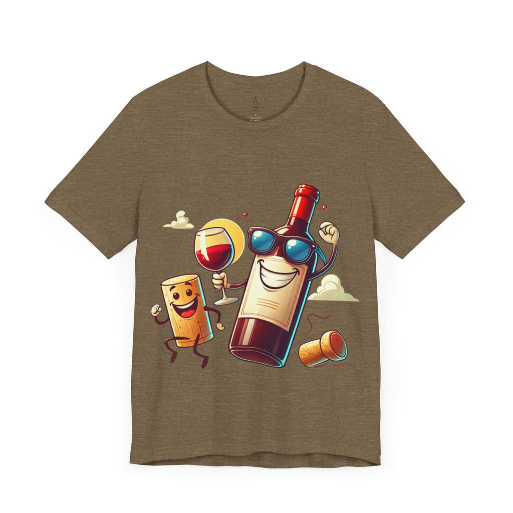 Dancing Wine Bottle Tee