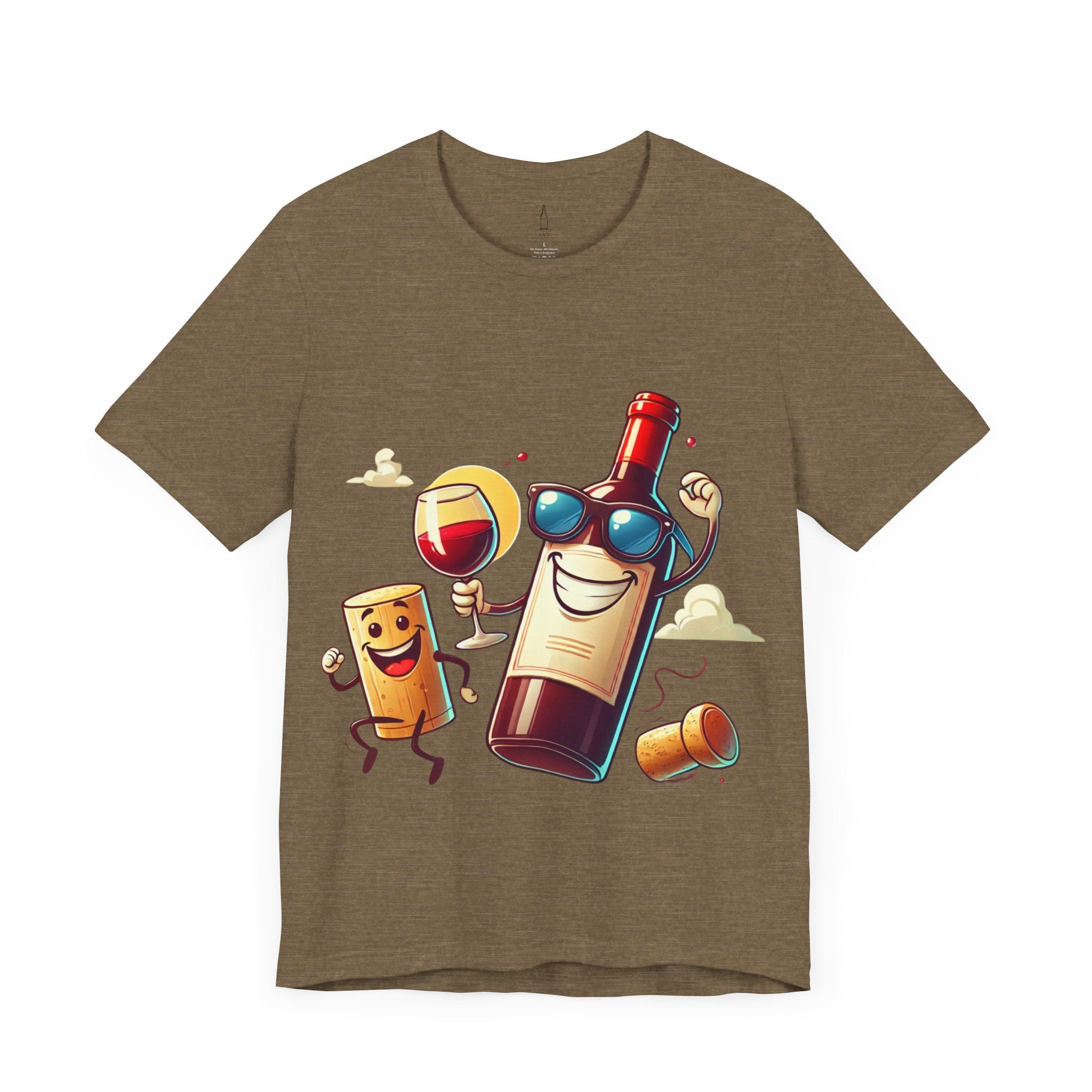 Dancing Wine Bottle Tee