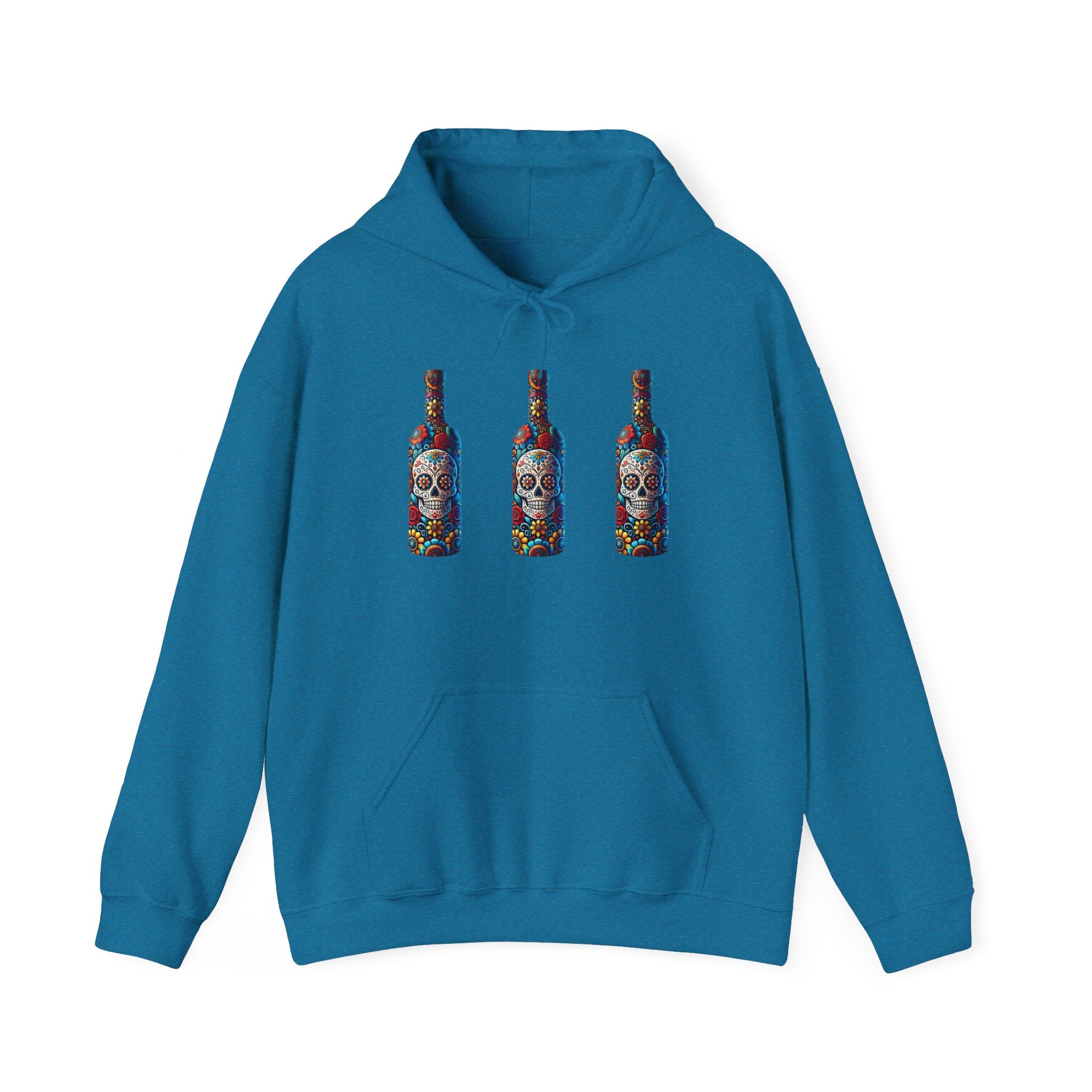 Sugar Skull x3 Hoodie - Heavy Blend Hooded Sweatshirt
