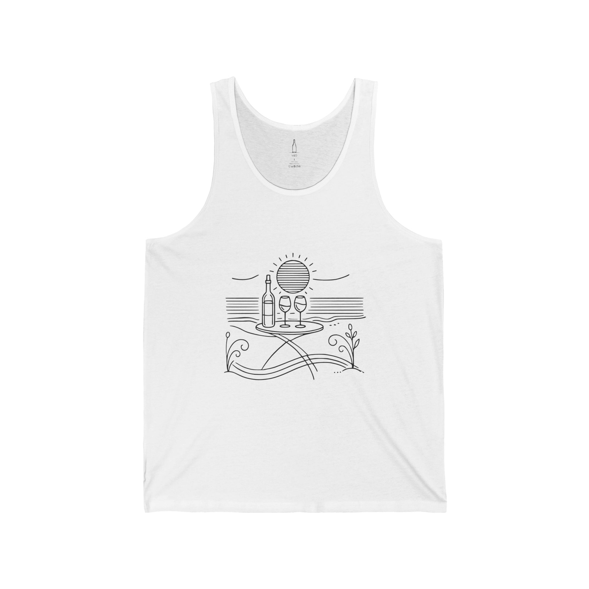 Sunset and Wine Tank