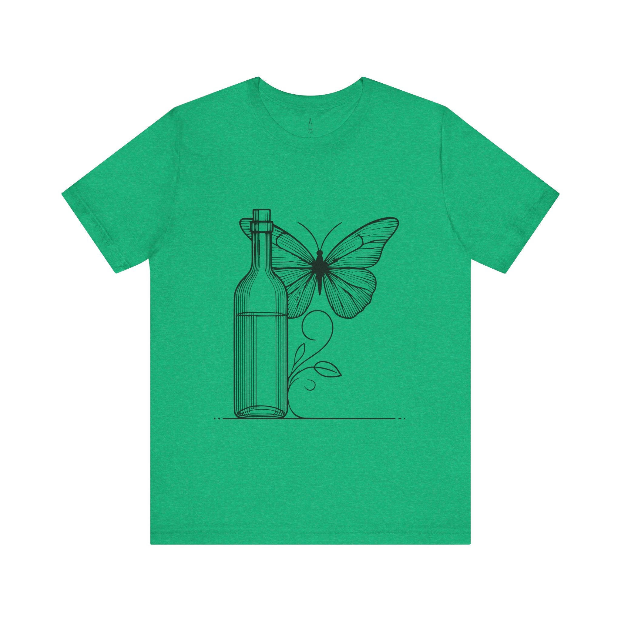 Butterfly and Wine Bottle Tee