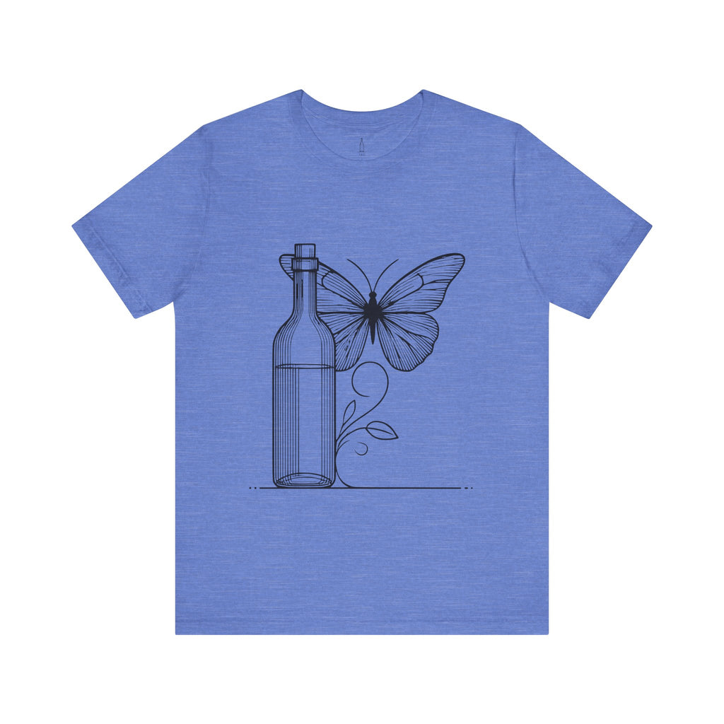 Butterfly and Wine Bottle Tee