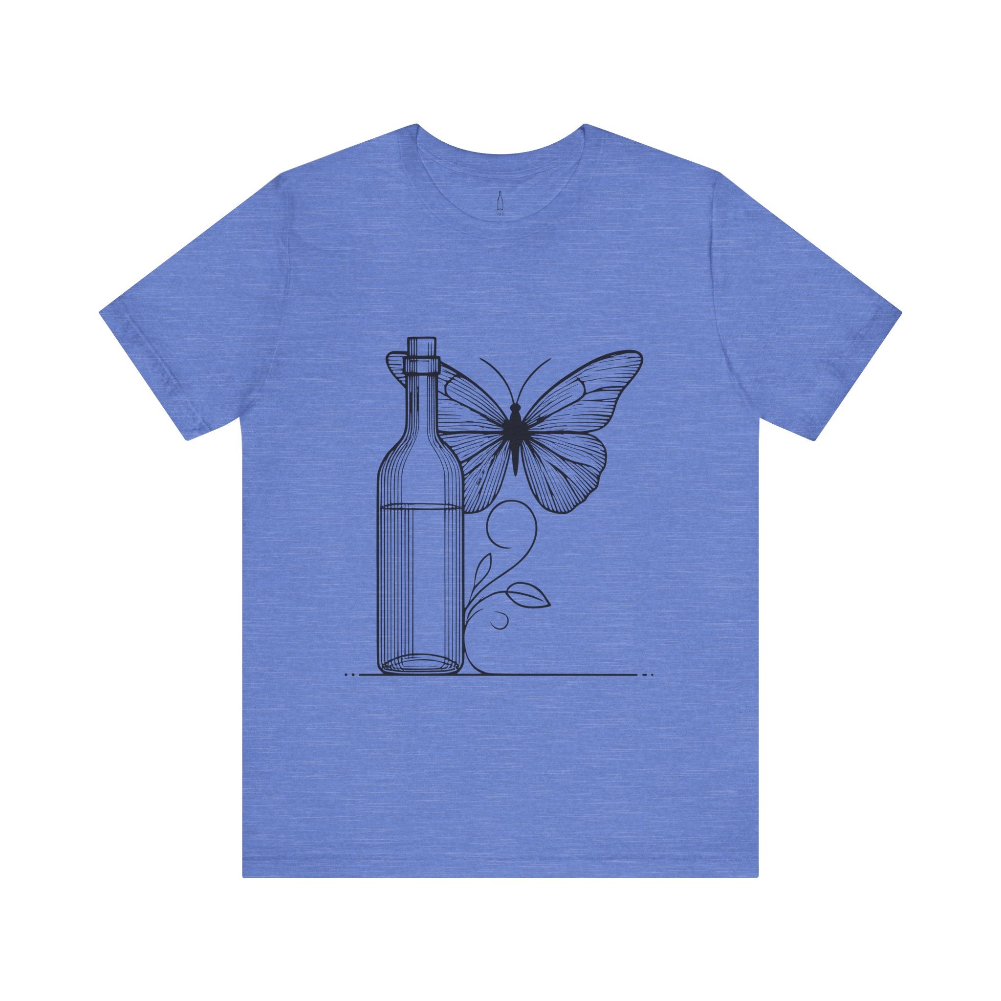 Butterfly and Wine Bottle Tee