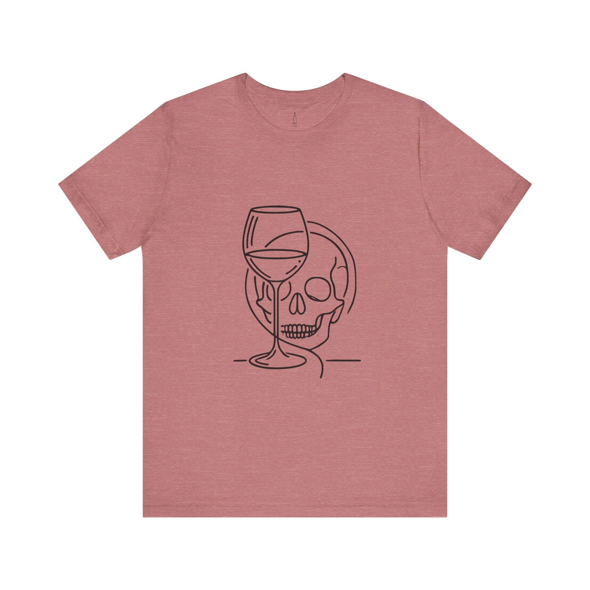 Skull Wine Glass Tee