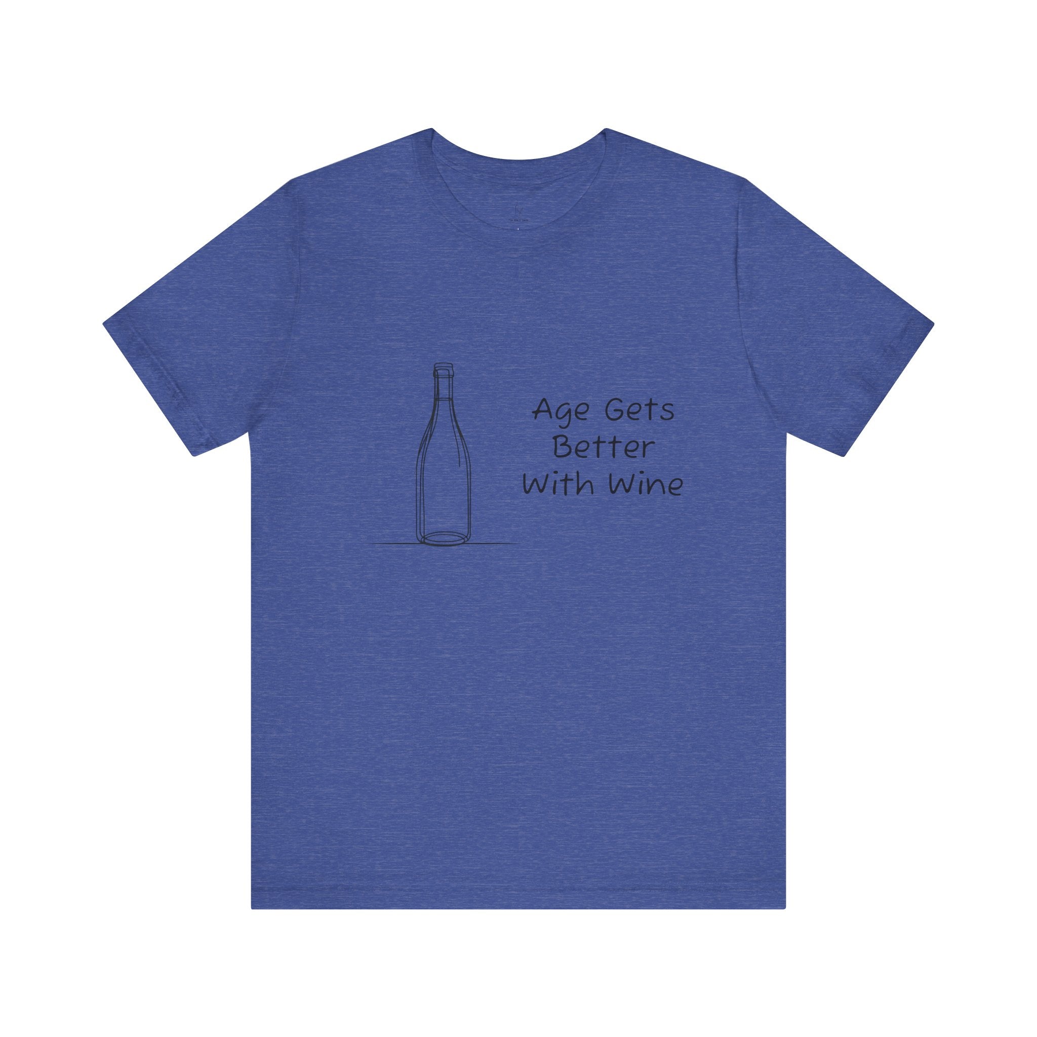 Age Gets Better With Wine Jersey Short Sleeve Tee
